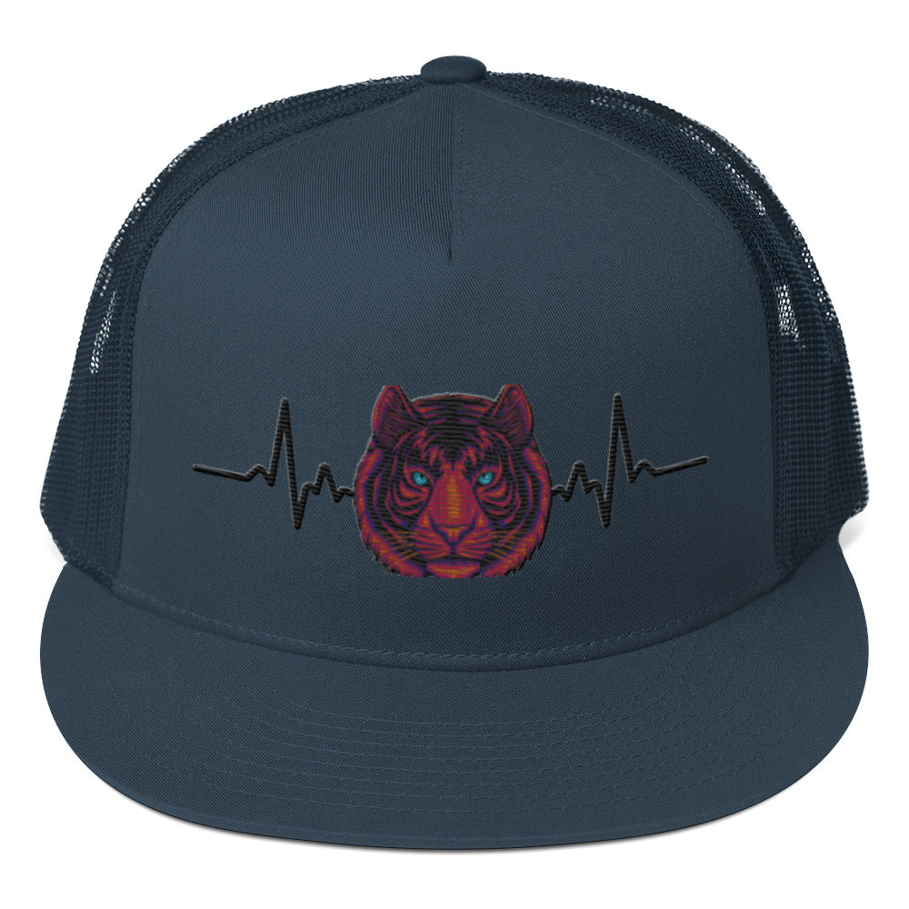 RV5 Purple Heart Tiger Pulse - Trucker Cap