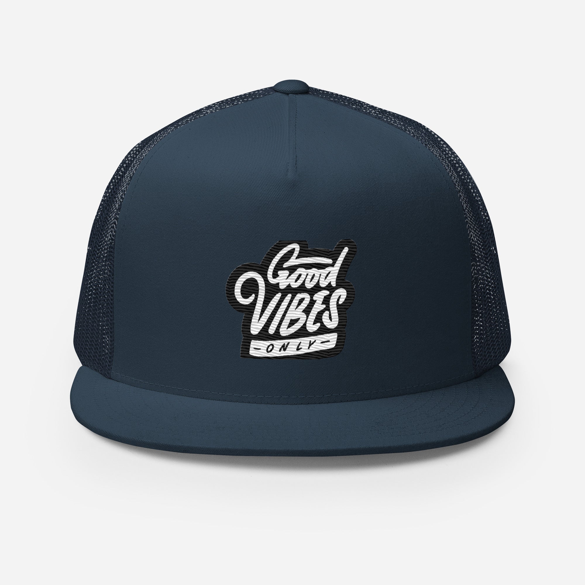 Rich Vibes Good Vibes Only Black - Trucker Cap