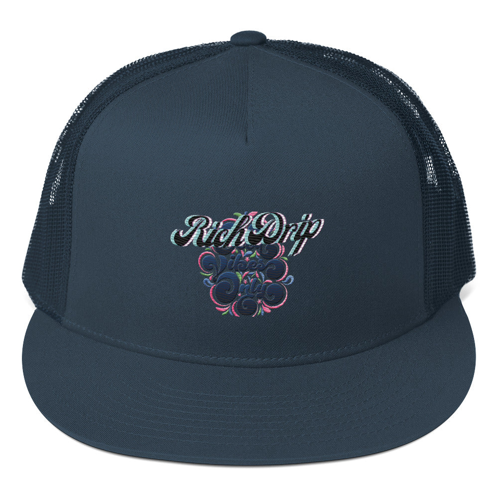 Rich Drip Good Vibes Only Blurple - Trucker Cap Colors