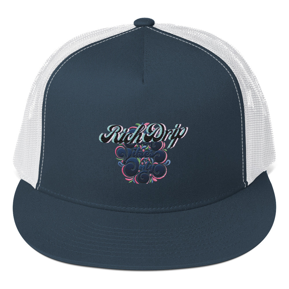Rich Drip Good Vibes Only Blurple - Trucker Cap Colors