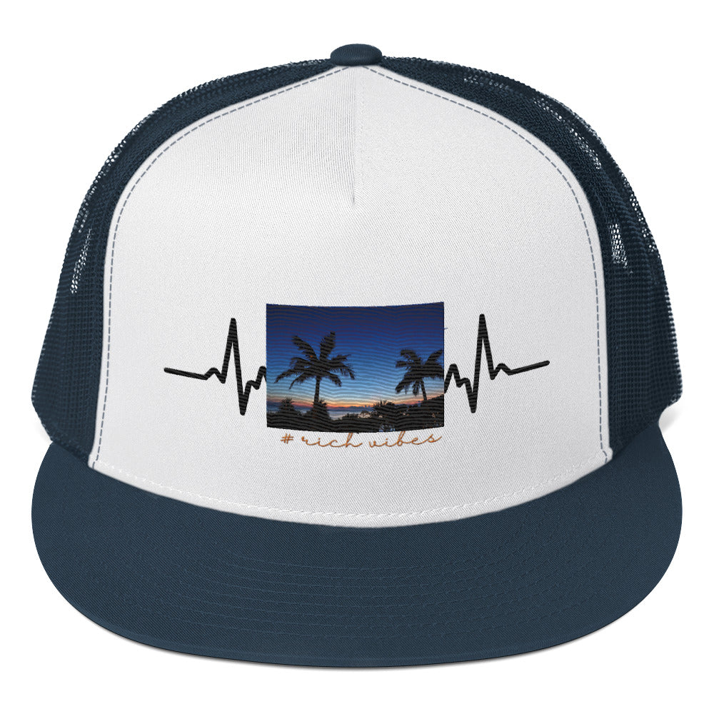 RV5 Rich Vibes Okinawa Beach Pulse - Trucker Cap