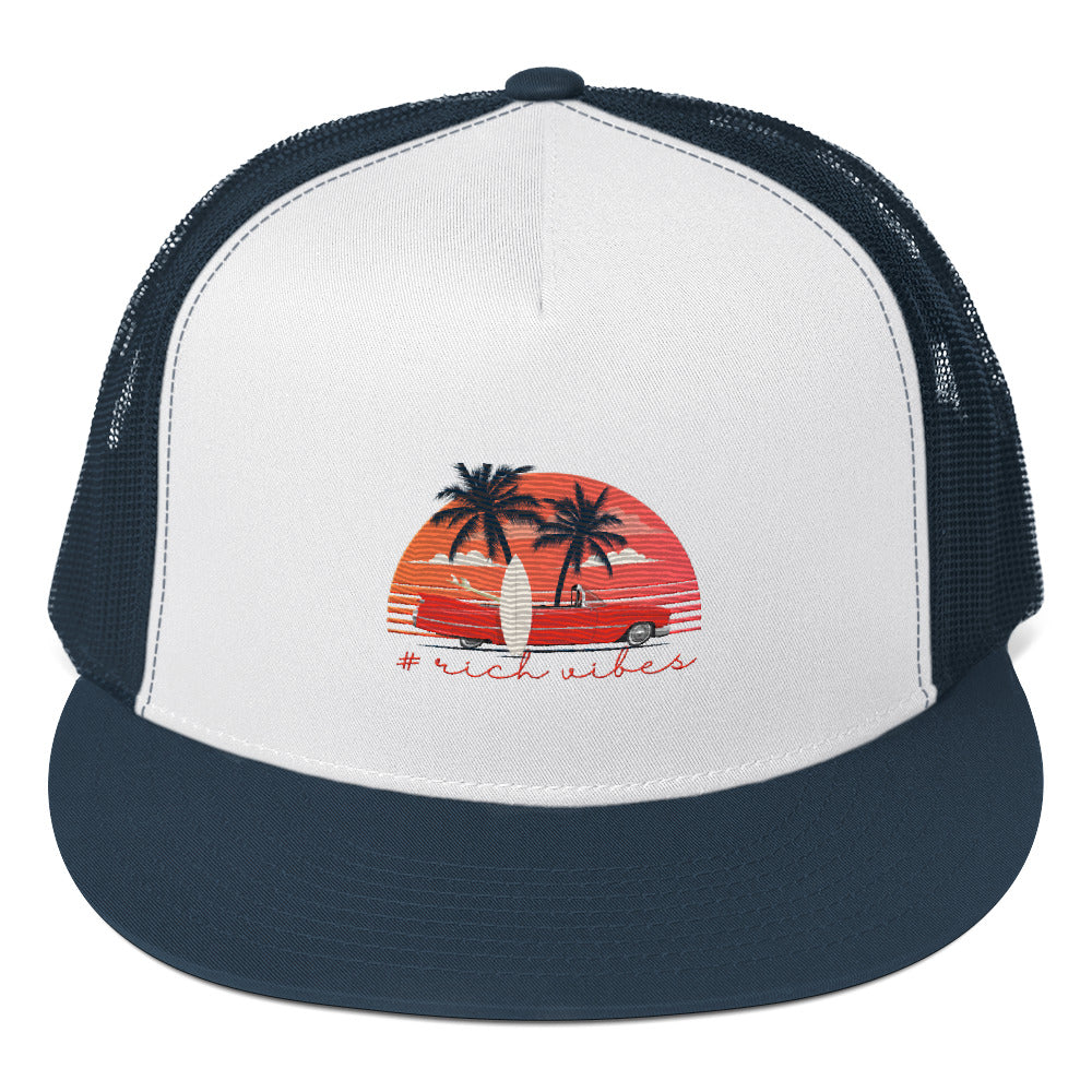 RV5 RR Surfs Up Sunset Classic - Trucker Cap
