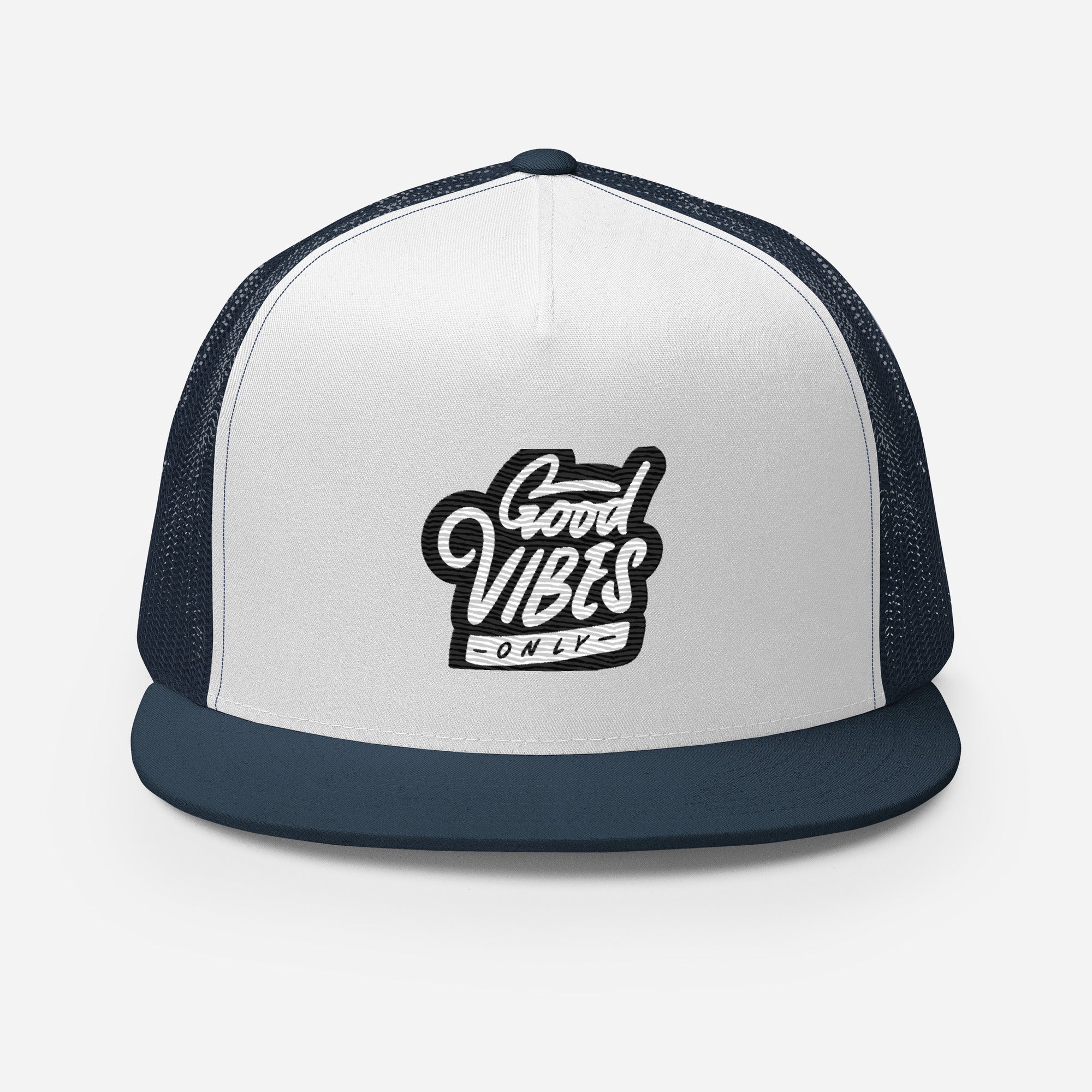 Rich Vibes Good Vibes Only Black - Trucker Cap