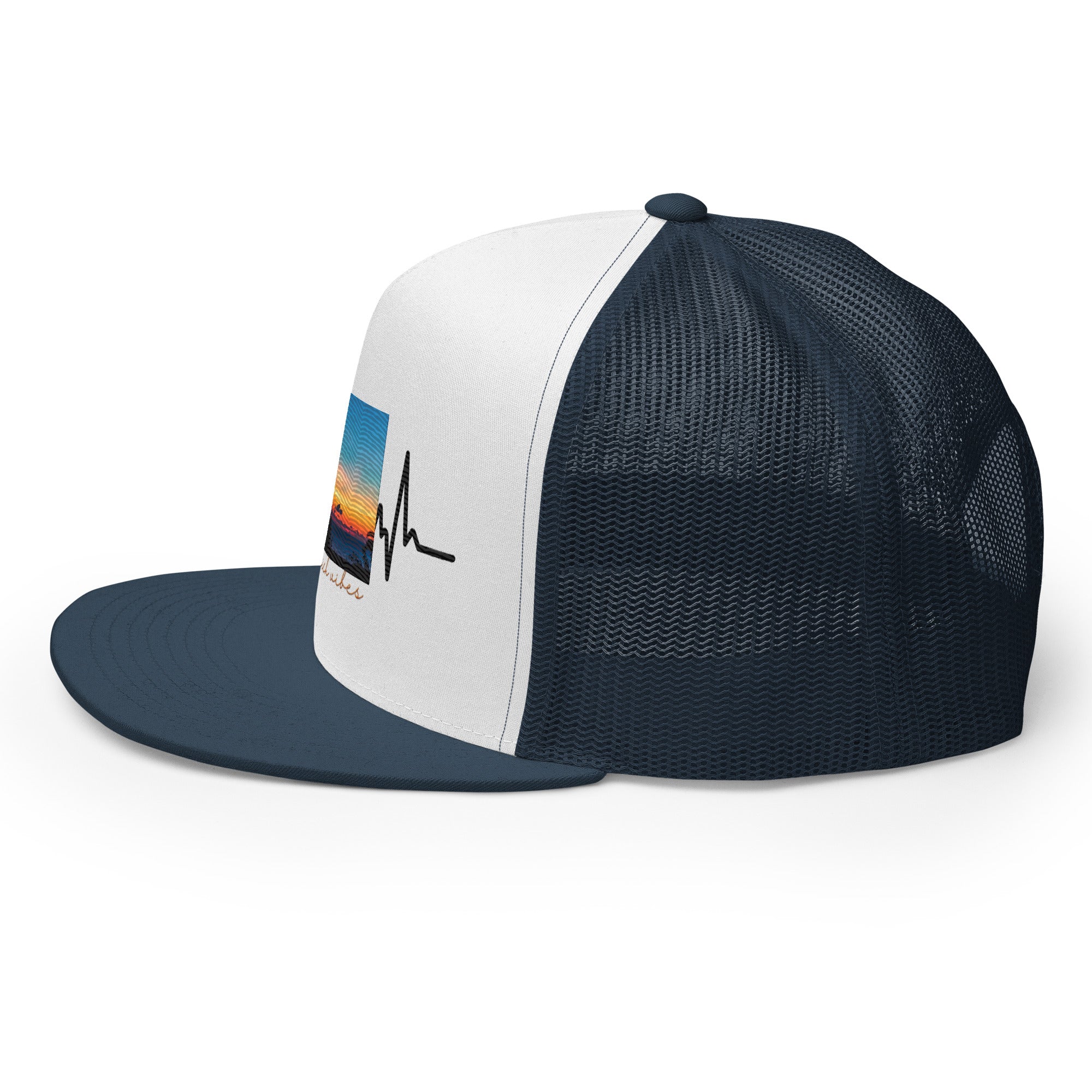 RV5 Rich Vibes Summer Sunset Pulse - Trucker Cap