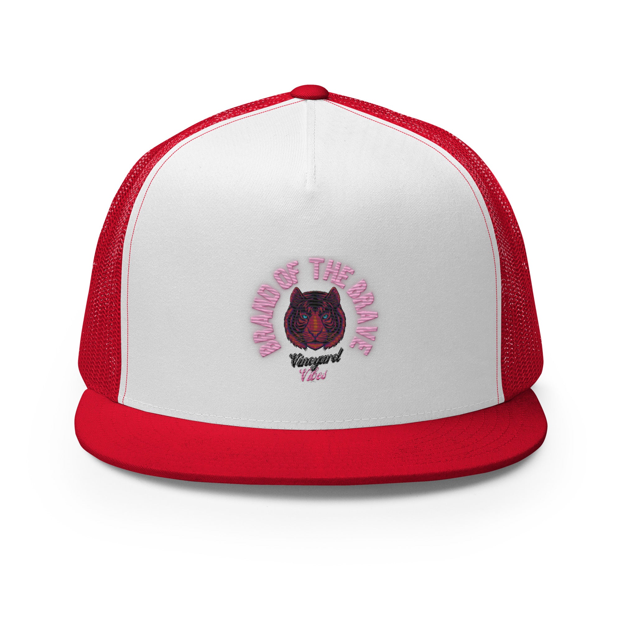 RichV5 Brand Of The Brave Pink Tiger - Trucker Cap
