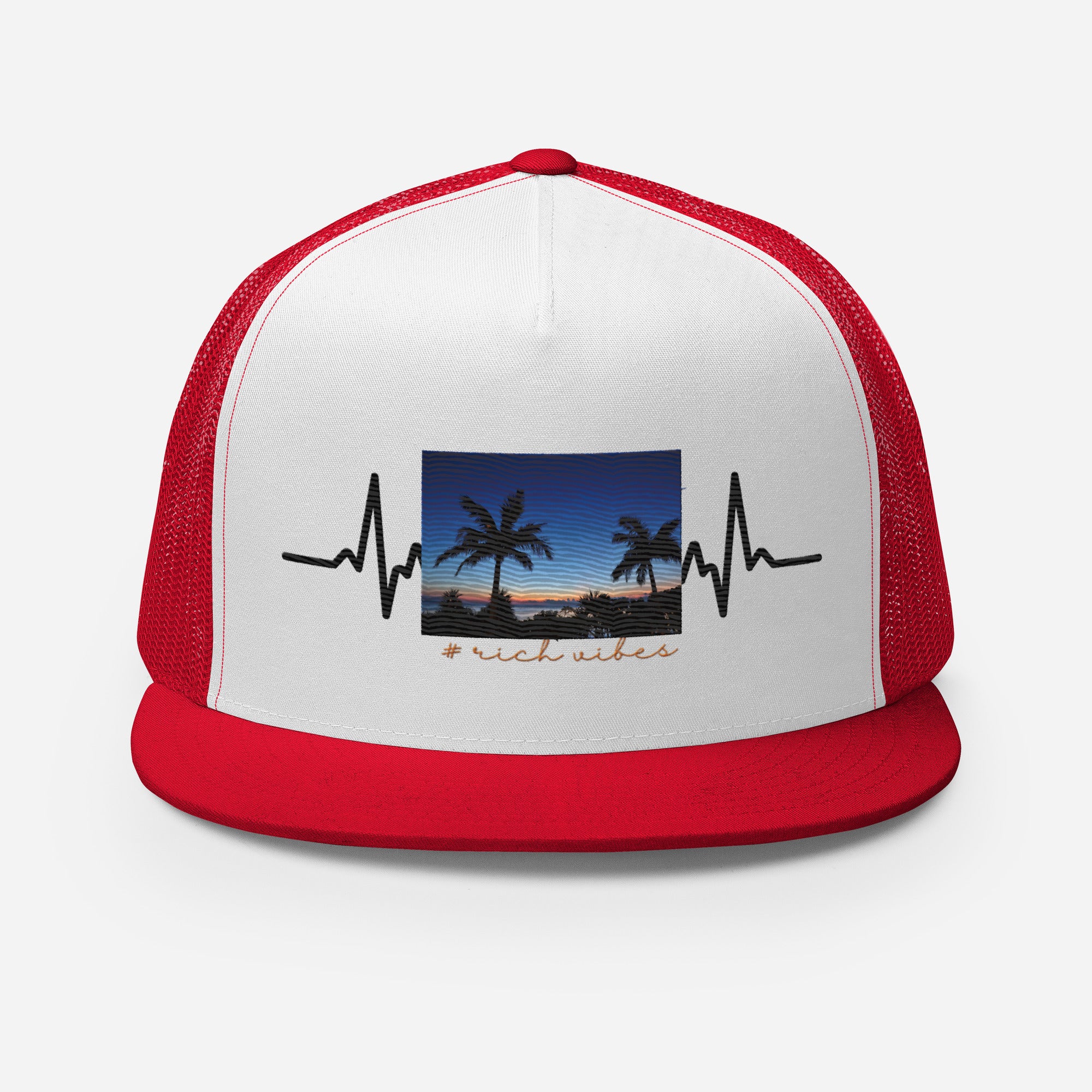 RV5 Rich Vibes Okinawa Beach Pulse - Trucker Cap