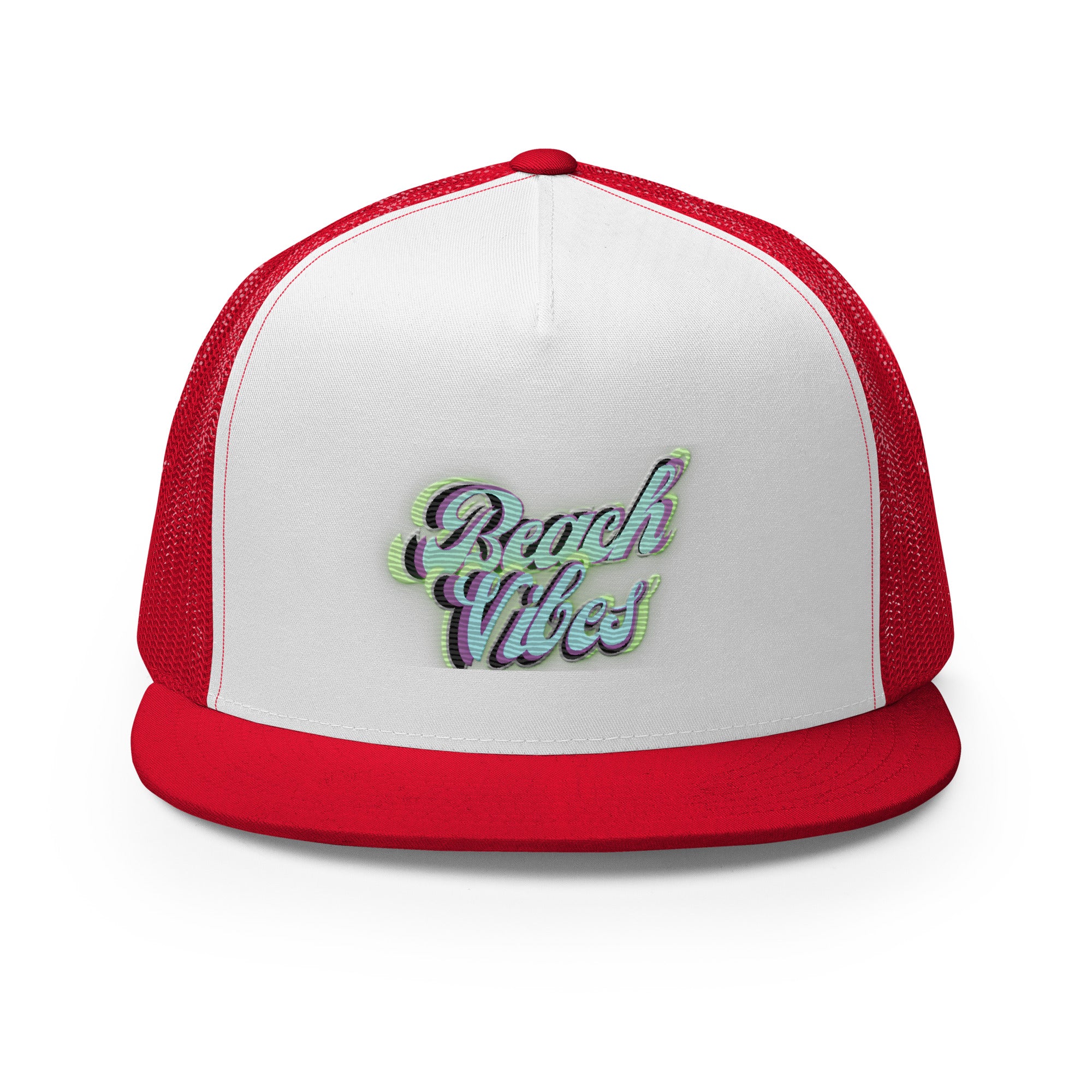 RICH VIBES Aqua Green Beach Vibes Black - Trucker Cap