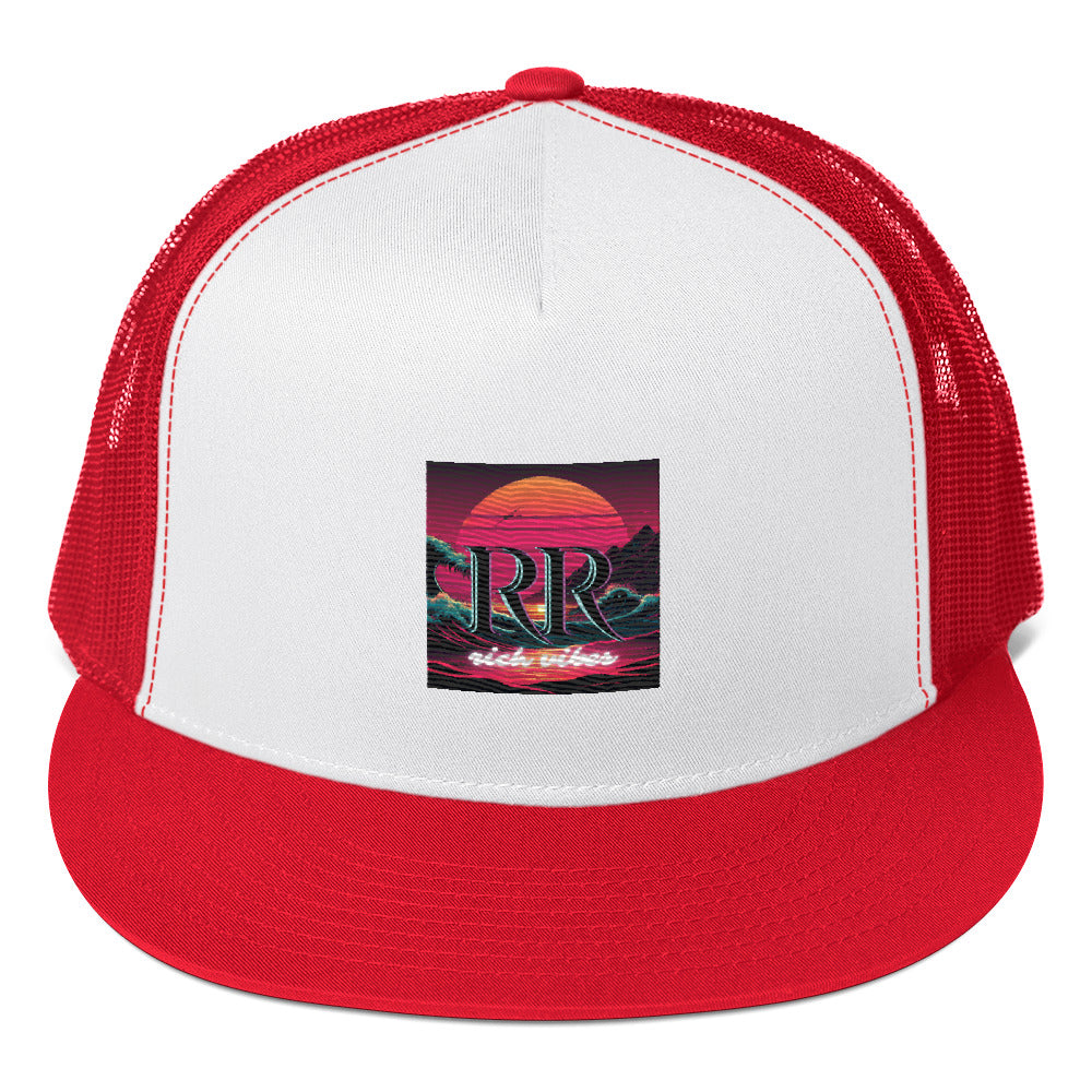 Rich Vibes Purple Sunset Rich Drip 2.0 Black - Trucker Cap