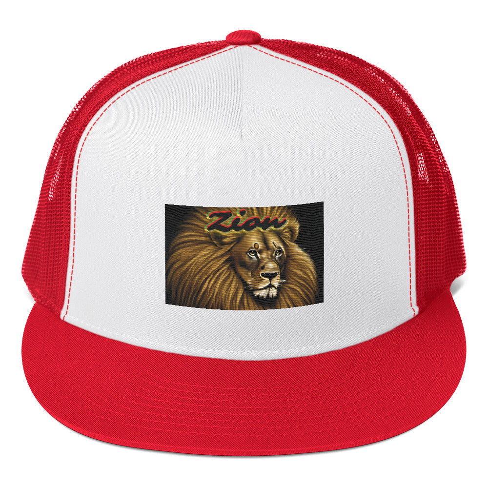 Rich Vibes Zion King Of The Jungle Black - Trucker Cap