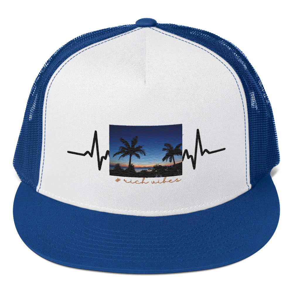 RV5 Rich Vibes Okinawa Beach Pulse - Trucker Cap
