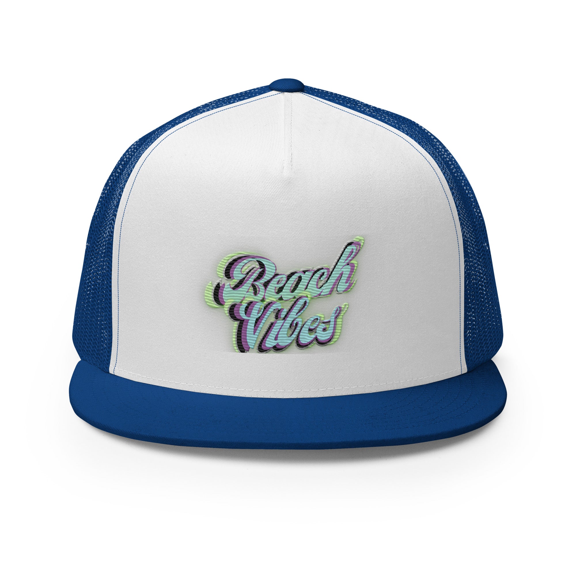RICH VIBES Aqua Green Beach Vibes Black - Trucker Cap