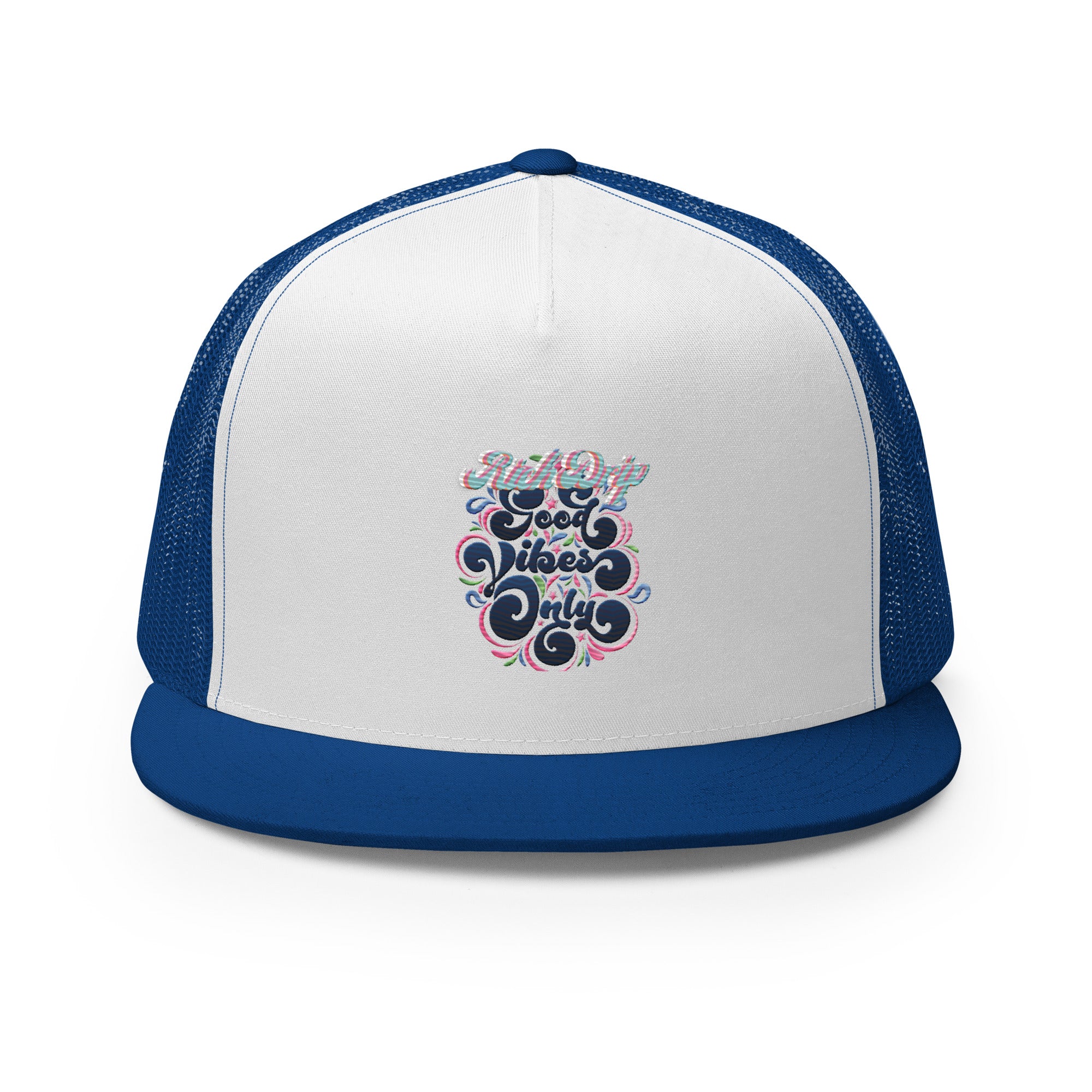 Rich Drip Good Vibes Only Blurple - Trucker Cap