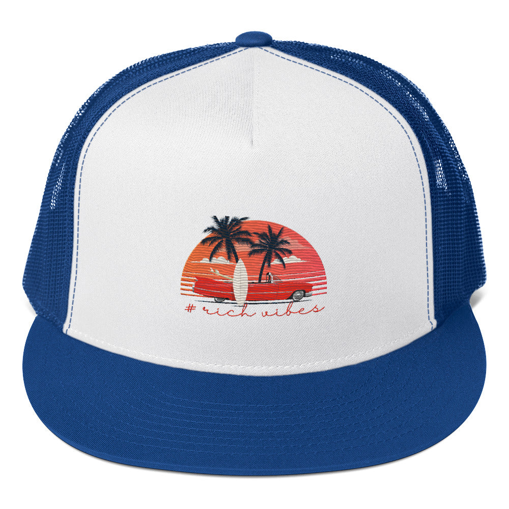 RV5 RR Surfs Up Sunset Classic - Trucker Cap