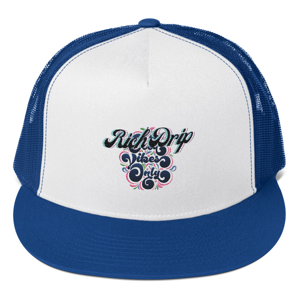 Rich Drip Good Vibes Only Blurple - Trucker Cap Colors