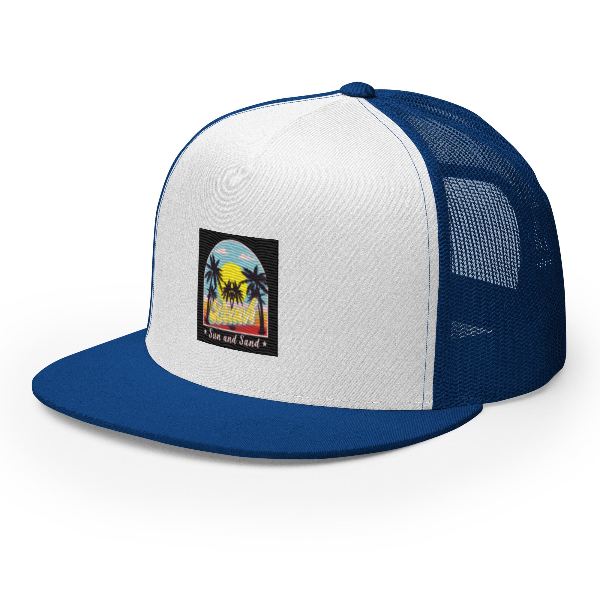 Vineyard Vibes Beach Sun and Sand Black - Trucker Cap