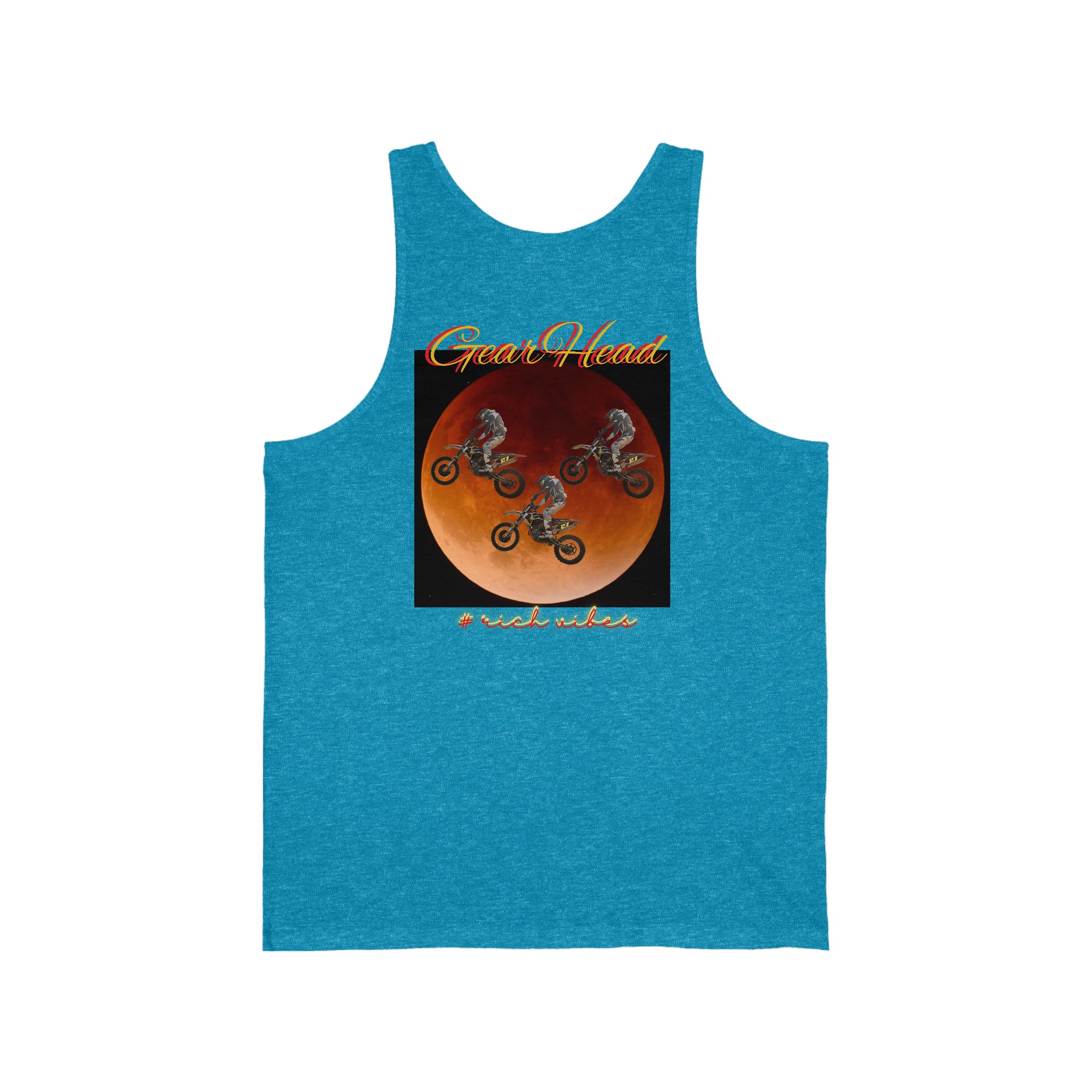 Rich Vibes 3 Gear Head Galaxy Ryders - Unisex Jersey Tank