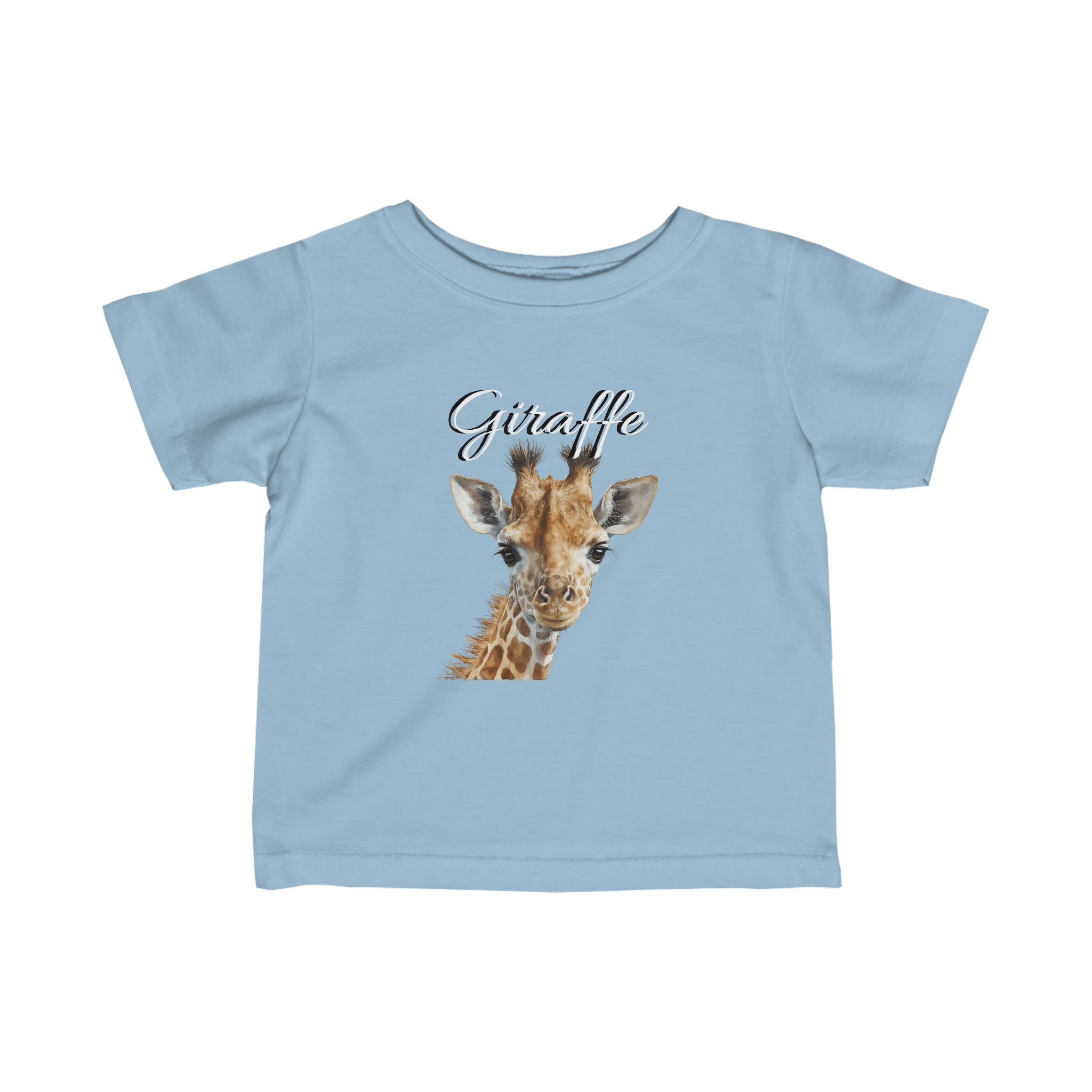 RV Brand Of The Brave Baby Giraffe Calf - Infant Fine Jersey Tee