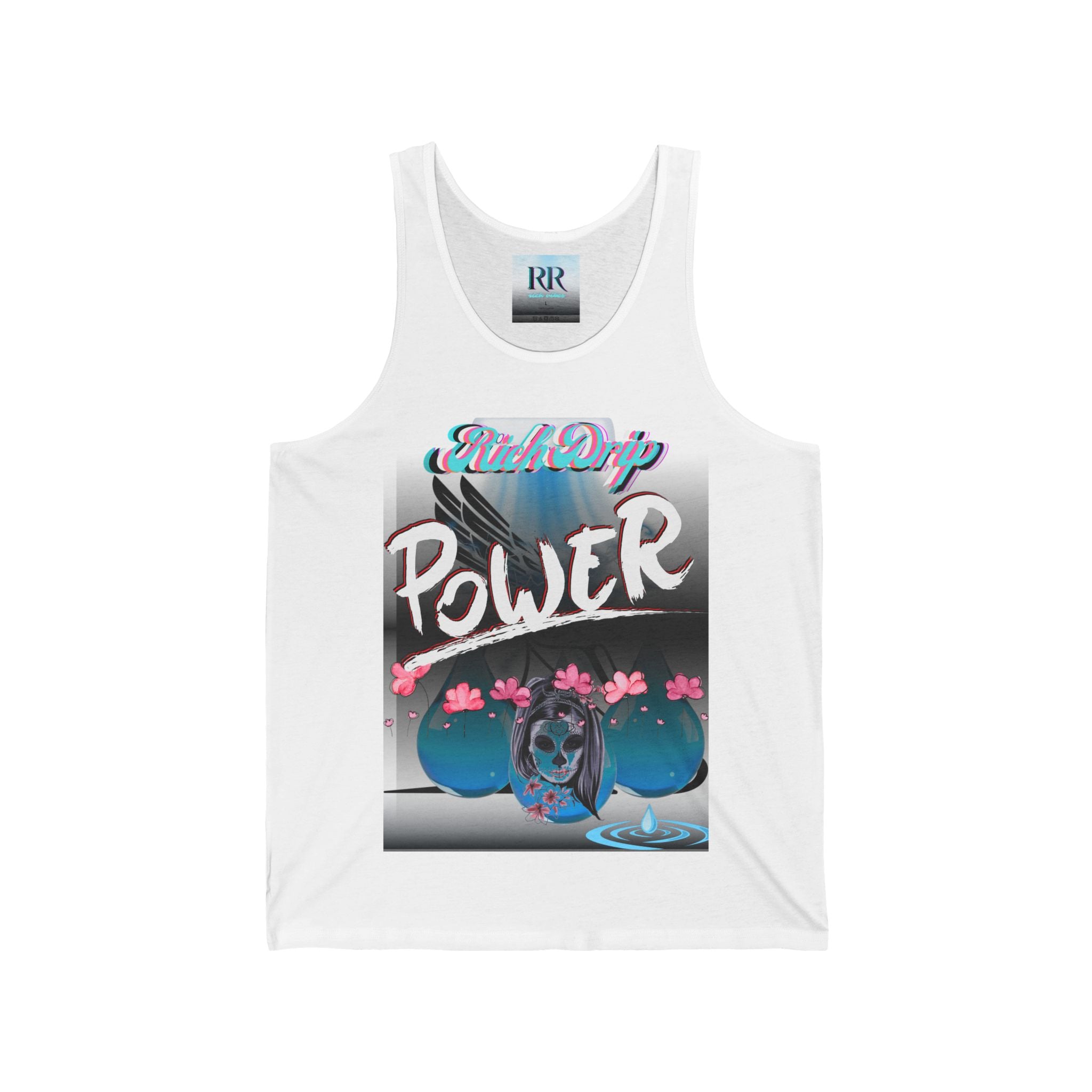 Rich Drip RV RR Brand of the Brave Power - Unisex Jersey Tank