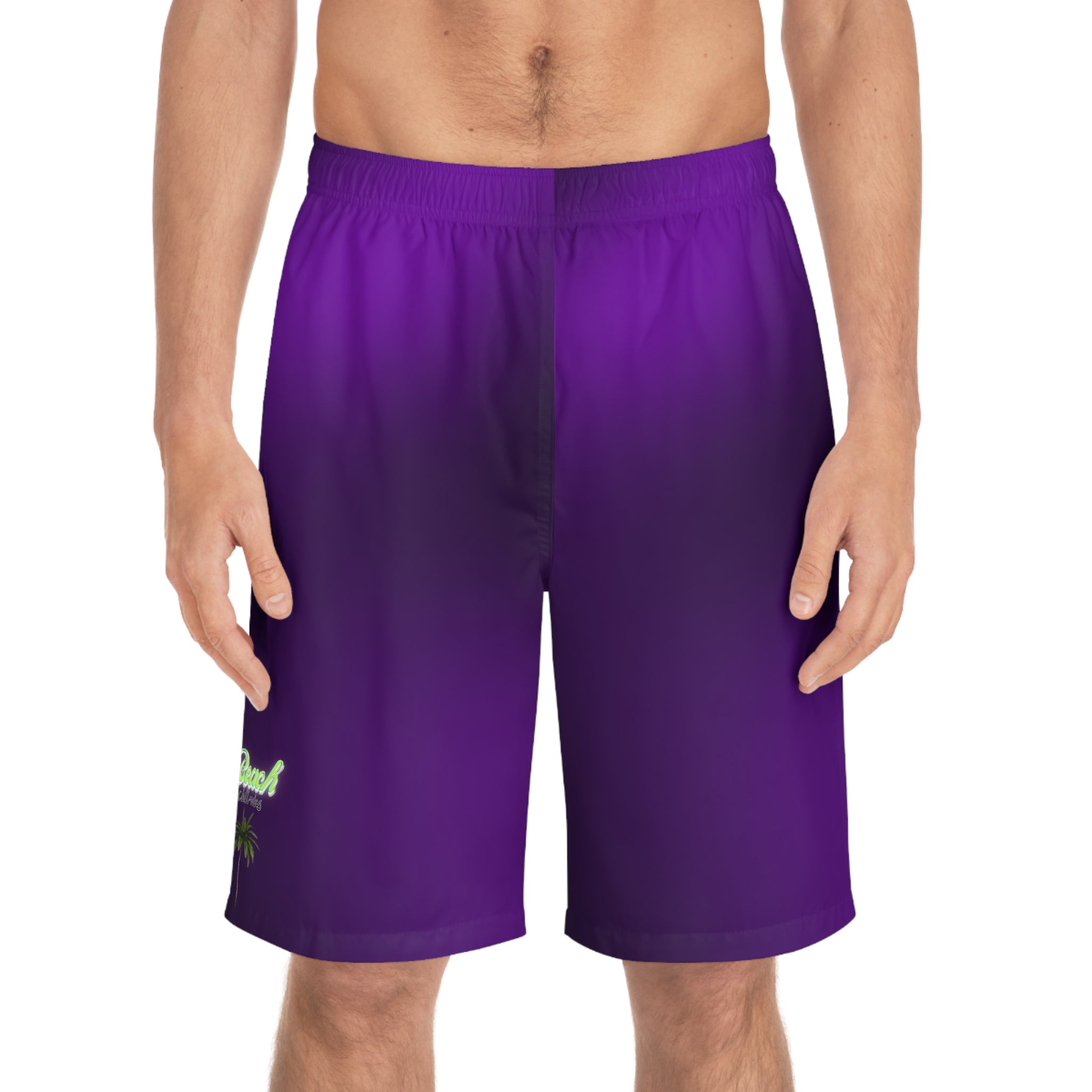 Rich Vibes Lime Green Tropical Beach Chill Vibes 1.0 - Men's Board Shorts (AOP)