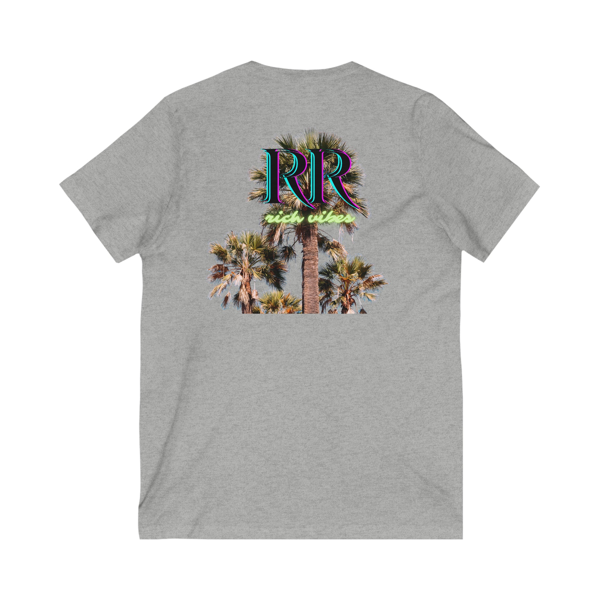Rich Vibes Volt RR 2.5 - Unisex Jersey Short Sleeve V-Neck Tee