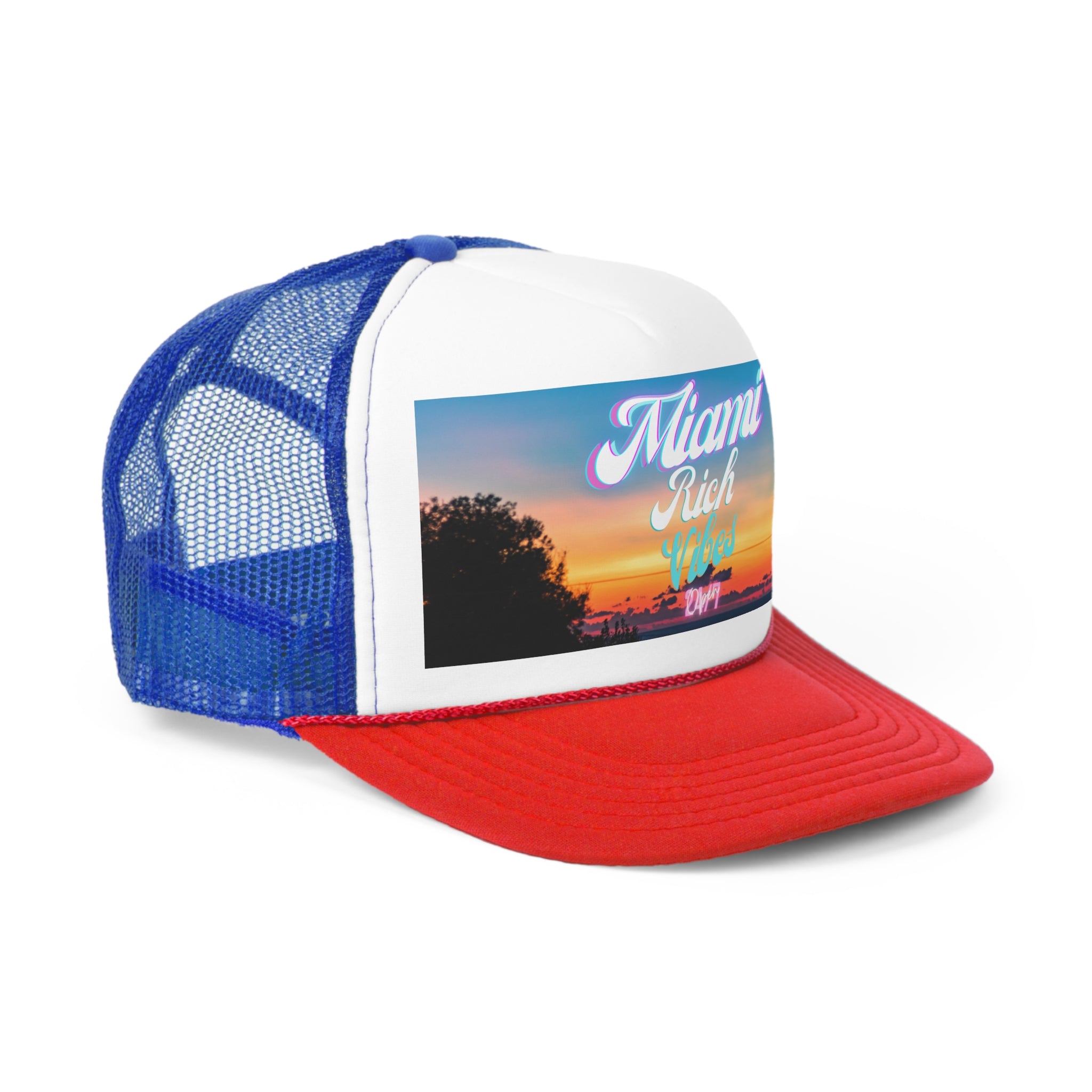 Rich Vibes 24/7 Miami Print Colorway - Trucker Hat