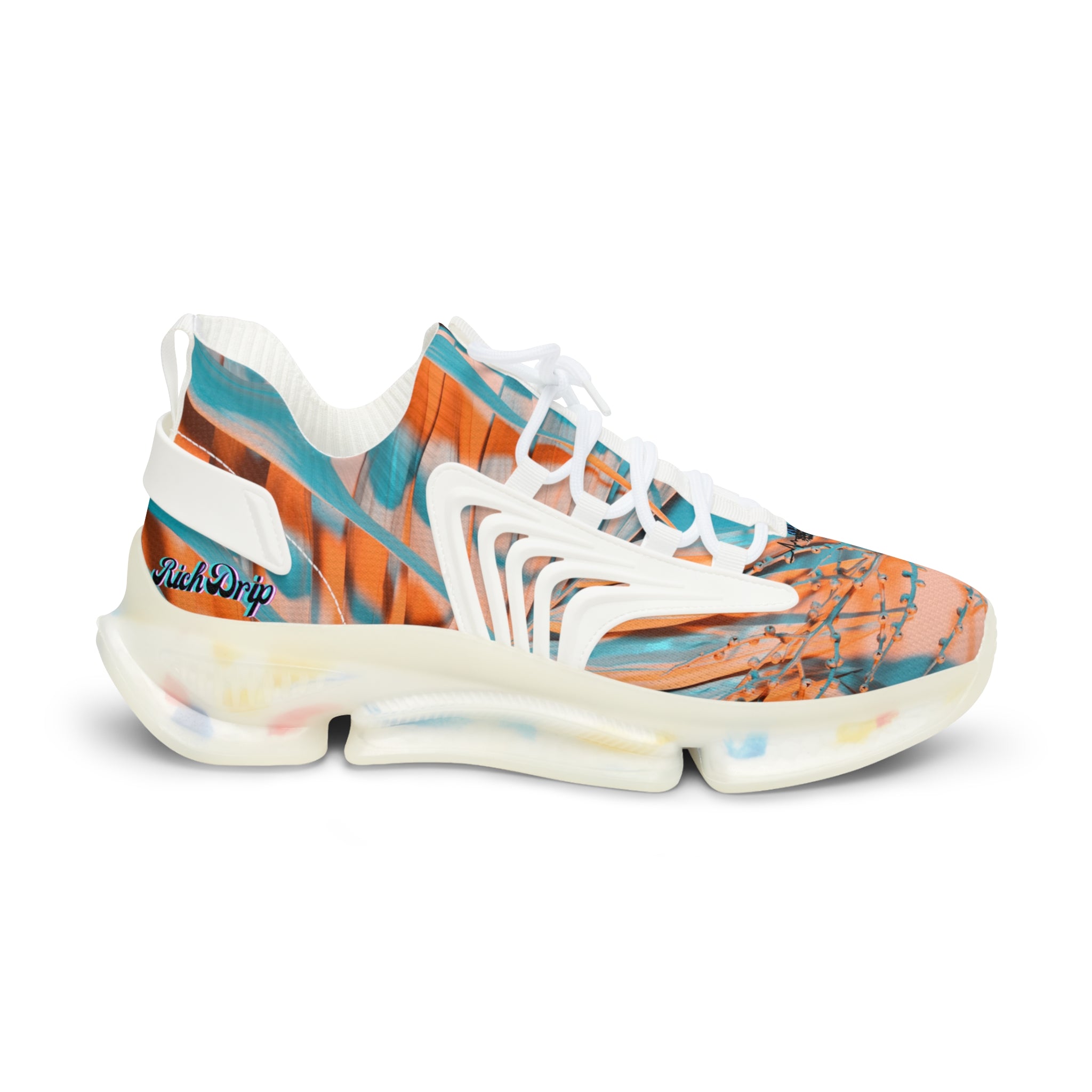 RV5 Pulse Rich Peach palm Tree - Men's Mesh Sneakers