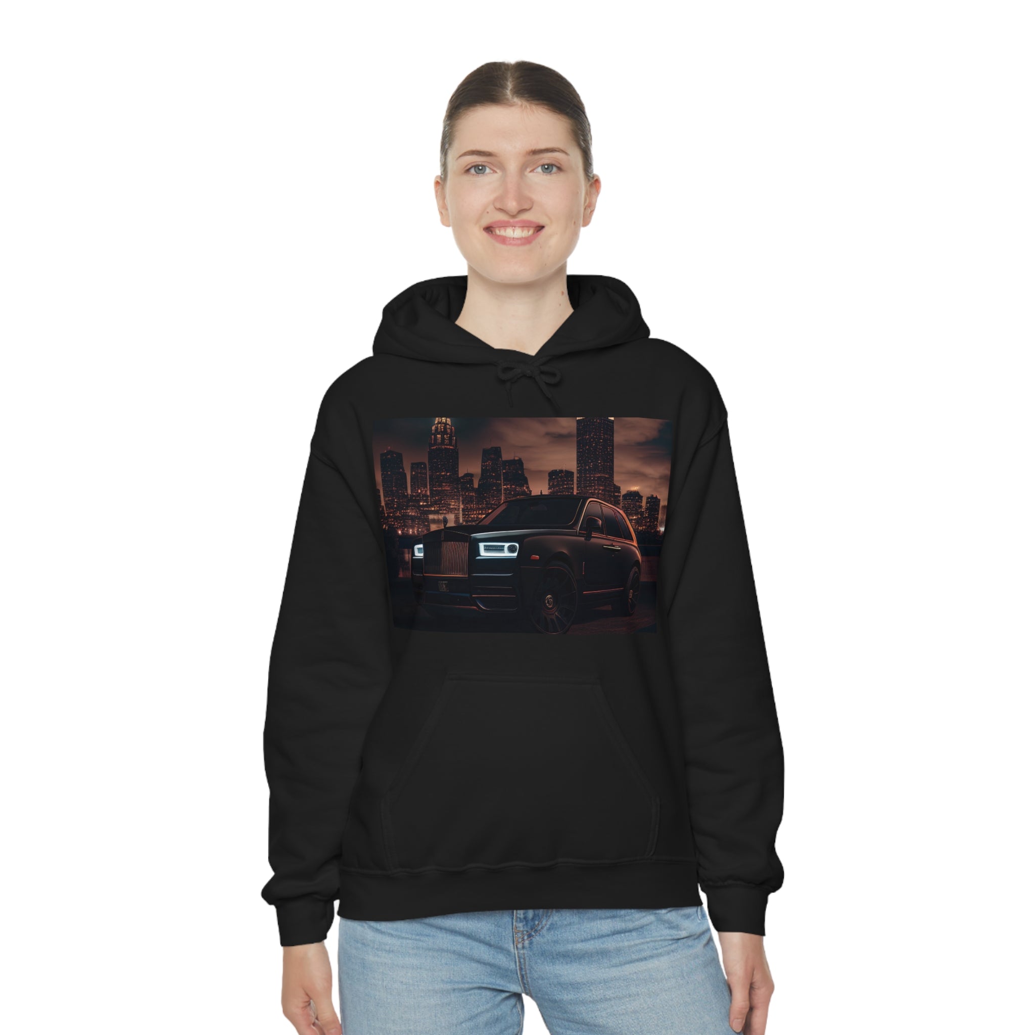 Rich Vibes Black RR Authentic Signature Collection - Heavy Hoodie