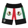 Rich Vibes RR Volt Mexican Flag Tiger Shield 3.0 - Men's Board Shorts (AOP)