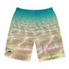 Rich Vibes Sea Green Beach Chill Vibes RV2.0 - Men's Board Shorts (AOP)