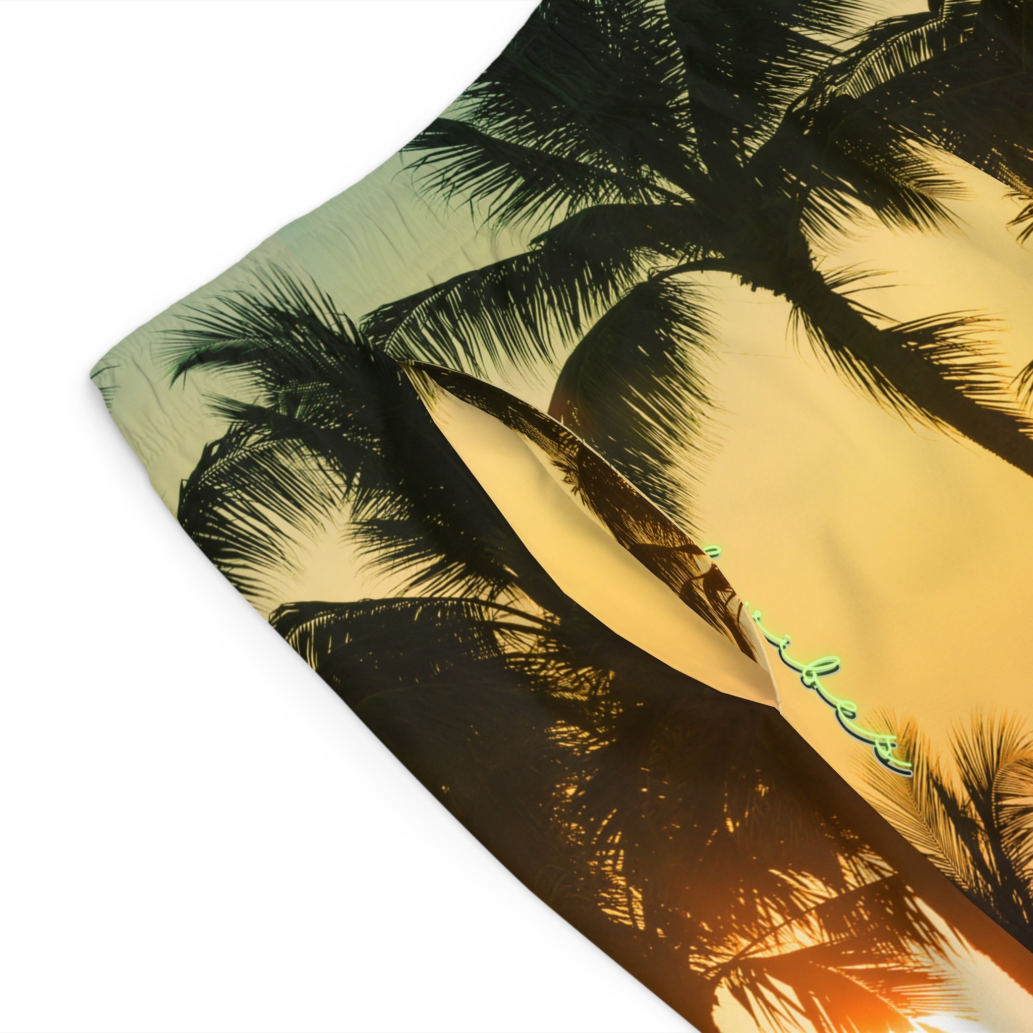 Rich Vibes Volt Pink Citrus Tiger Shield - Men's Board Shorts (AOP)