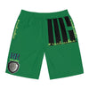 Rich Vibes Volt MG Tiger Shield Green - Men's Board Shorts (AOP)