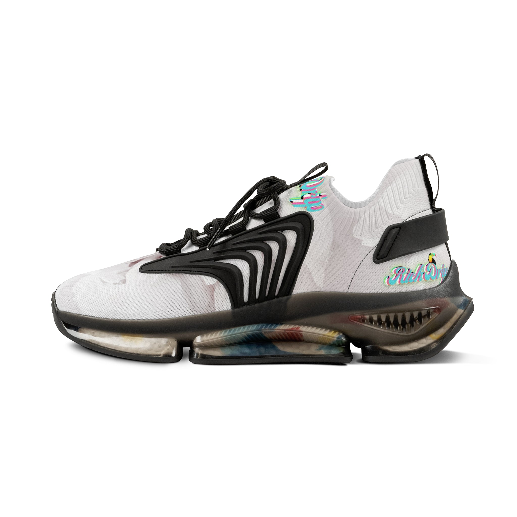 RV5 Pulse Tropical Miami Rose Petal - Men's Mesh Sneakers White