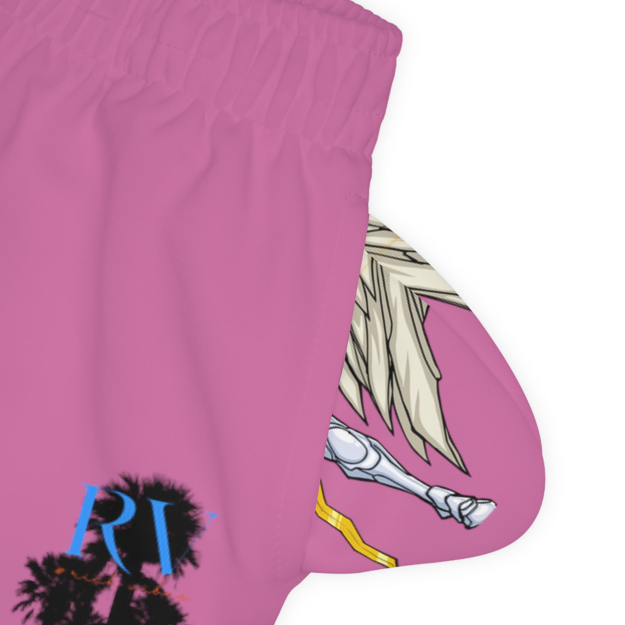 Rich Vibes RV Palm Tree Light Pink - Youth Joggers (AOP)