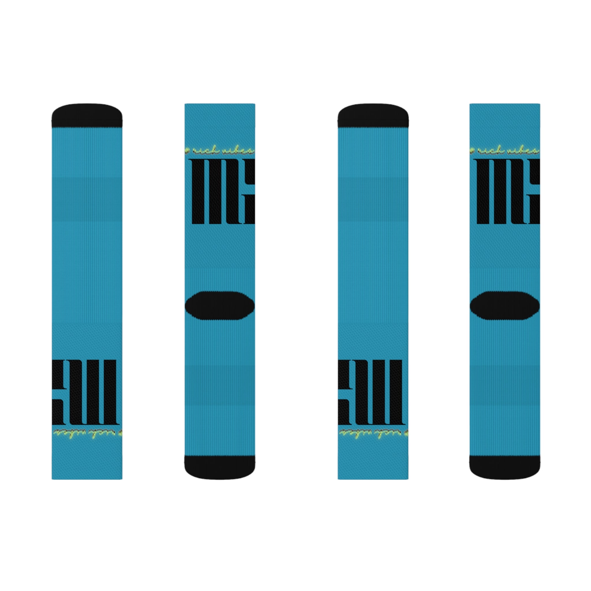 Rich Vibes Volt MG Turquoise - Sublimation Socks