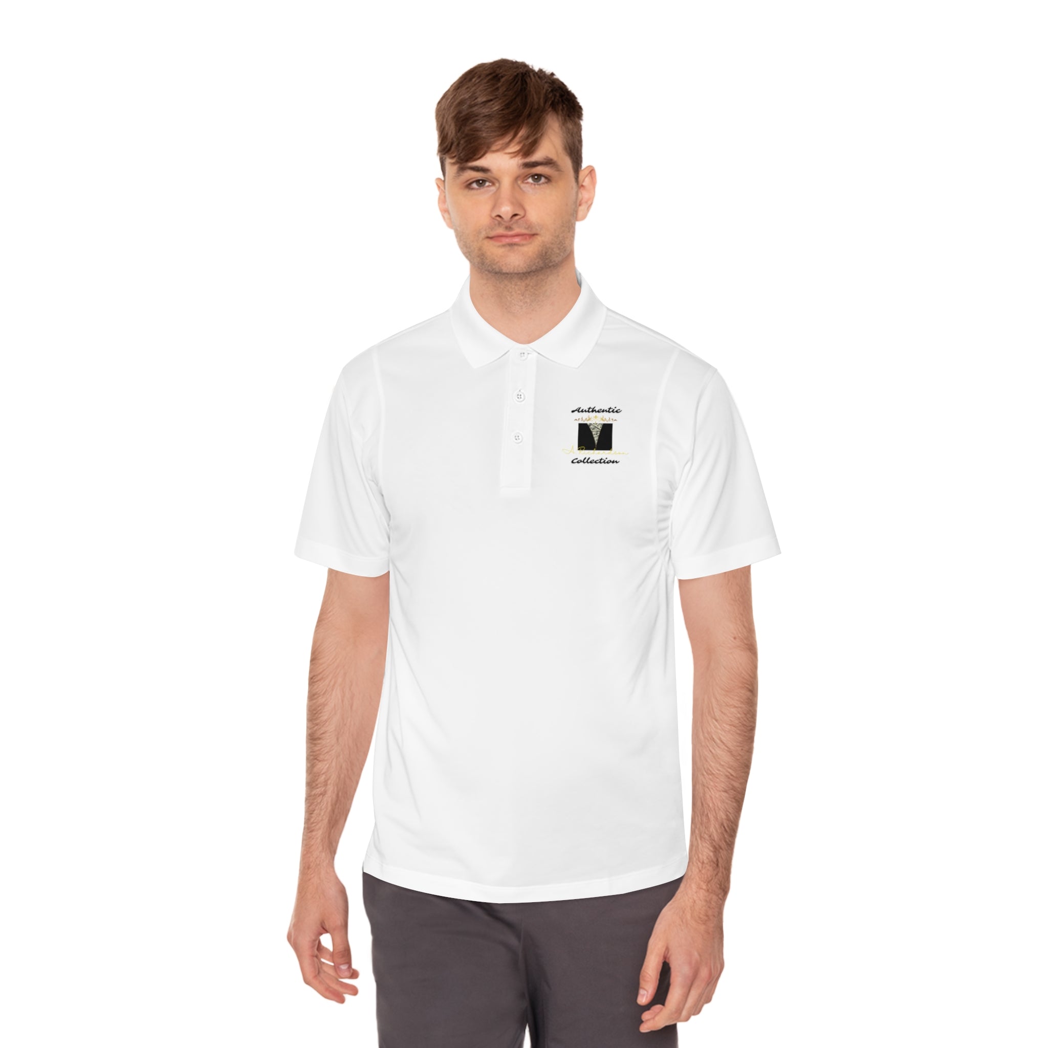 Rich Vibes White Ferrari Shopping District Authentic Signature Collection 2.0 - Men's Sport Polo Shirt