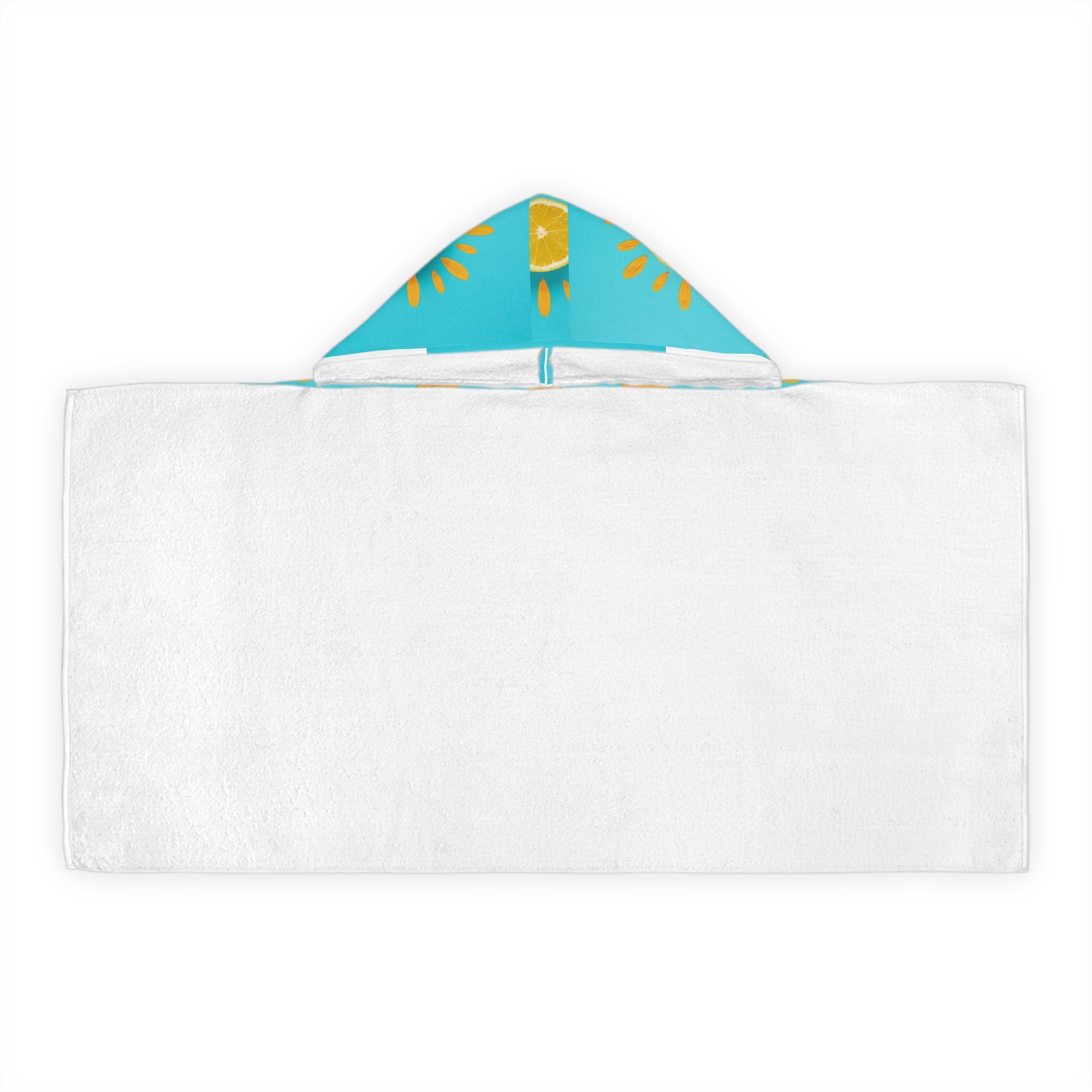 Sunshine Lemon Print - Youth Hooded Towel