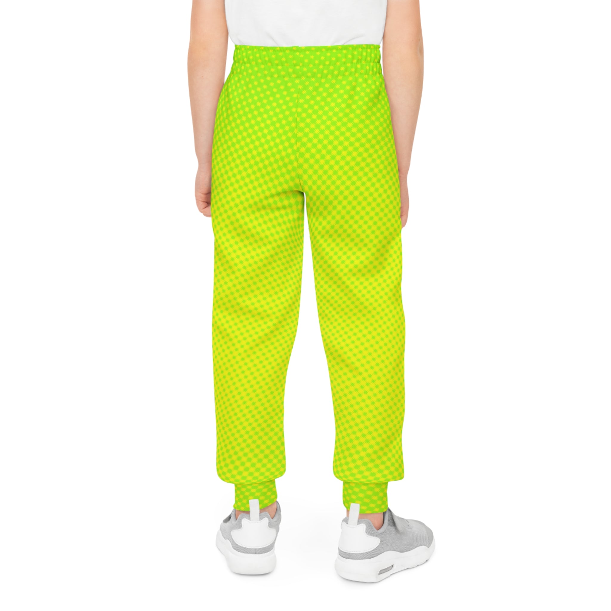 Rich Vibes RV Palm Tree Volt Green - Youth Joggers (AOP)