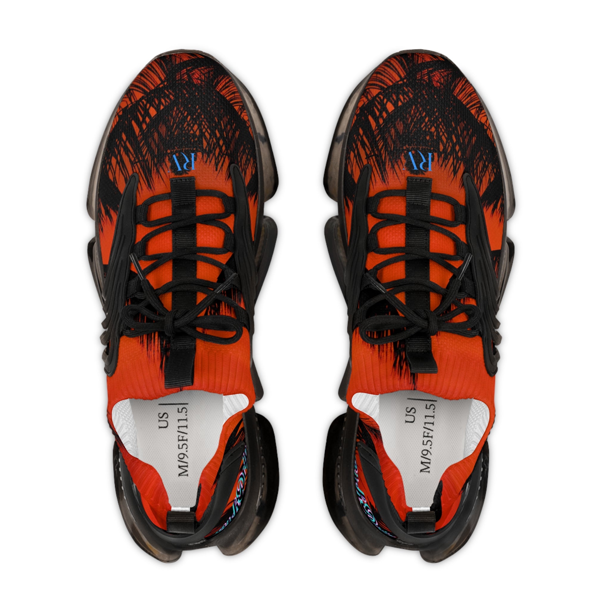 RV5 Pulse Rich Red Sunset - Men's Mesh Sneakers