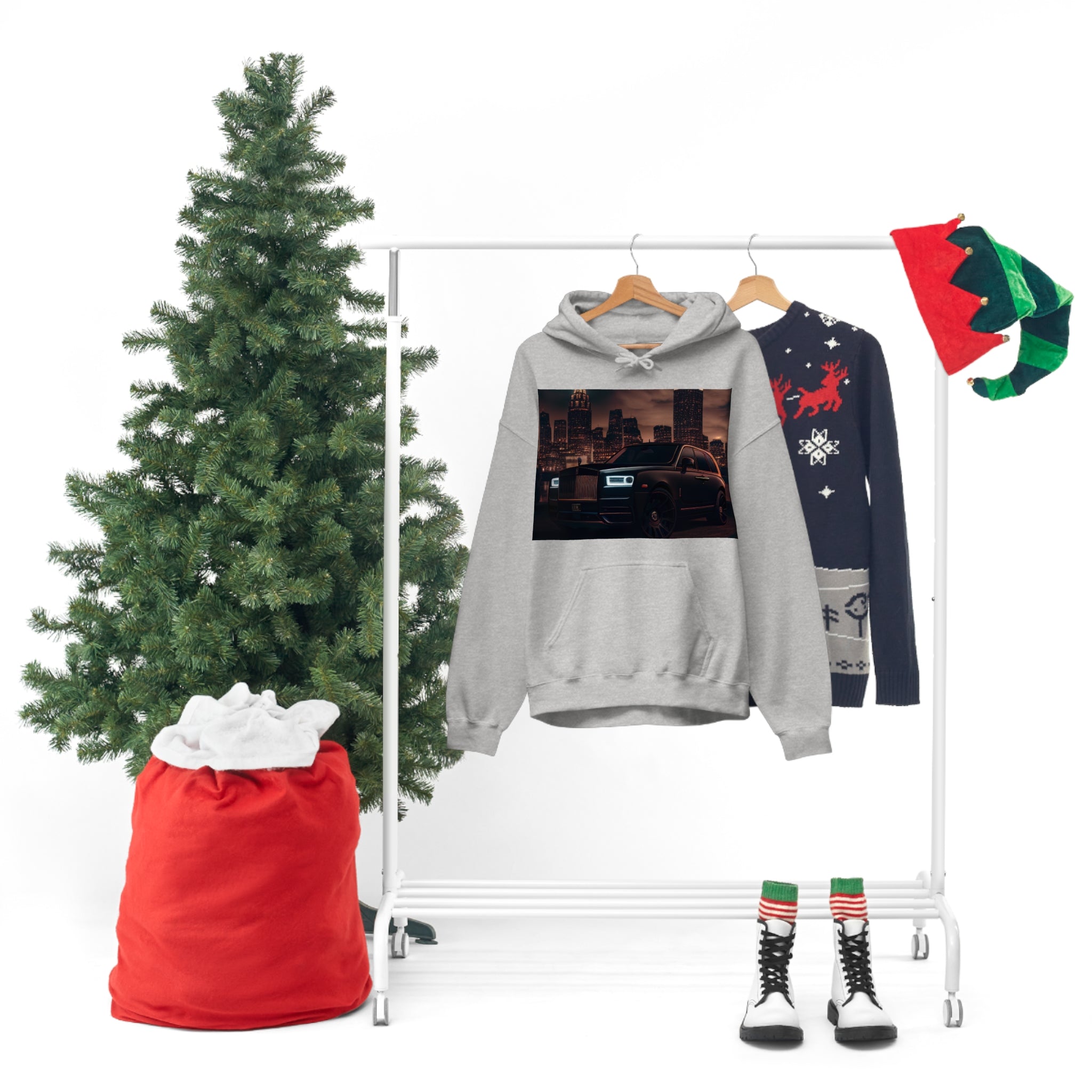 Rich Vibes Black RR Authentic Signature Collection - Heavy Hoodie