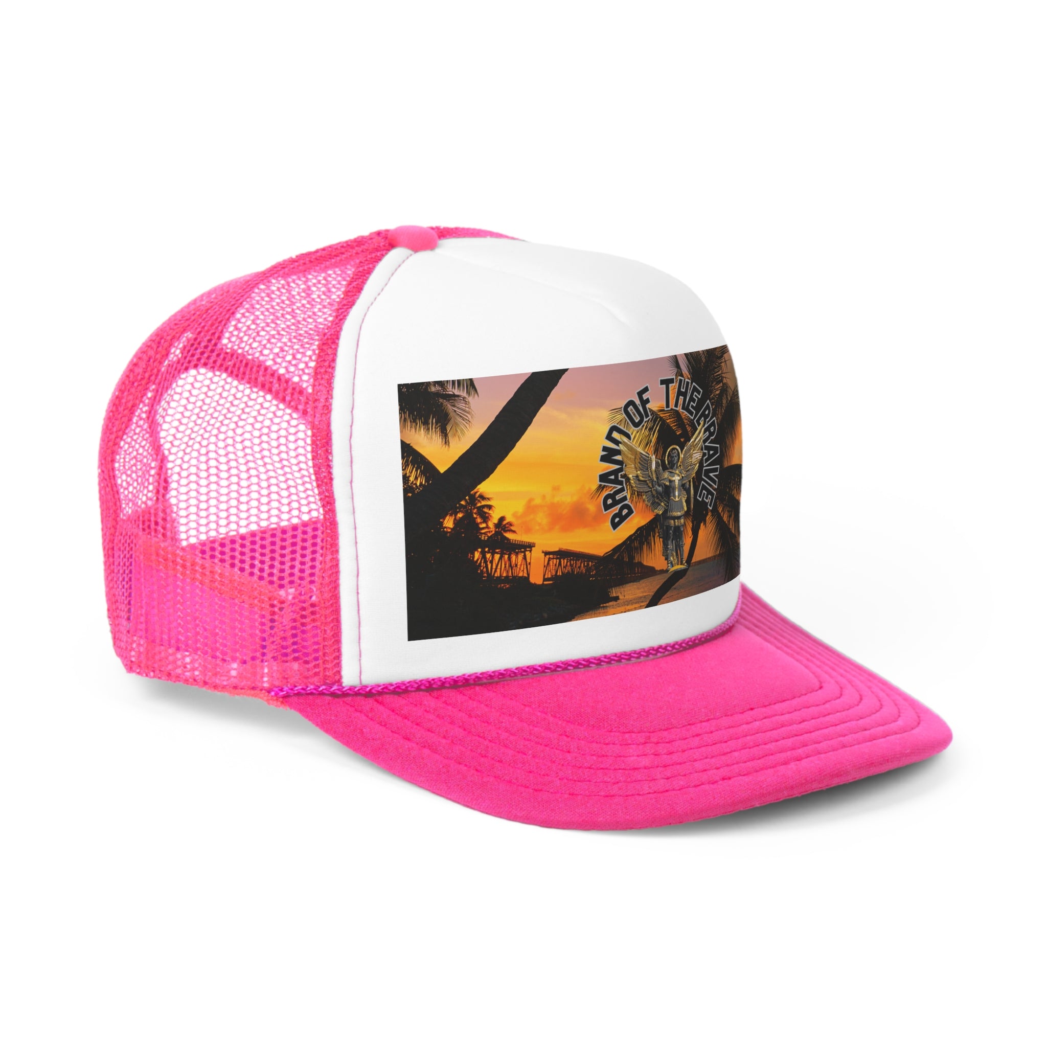 Rich Vibes Archangel Florida Keys Sunset Print - Trucker Hat
