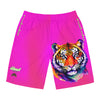 Rich Vibes Tropical Pink Tiger Beach Chill Vibes 2.0 - Men's Board Shorts (AOP)