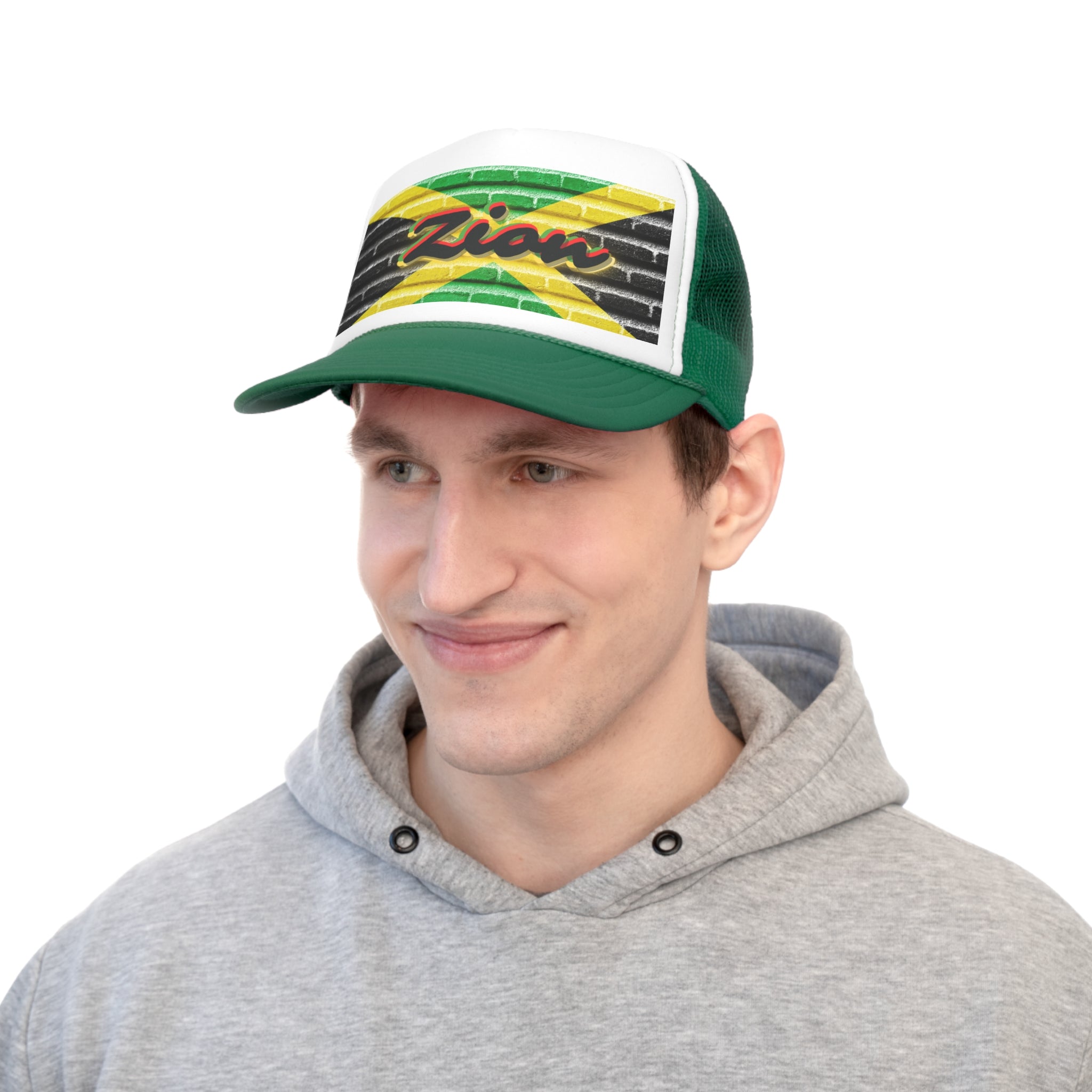 Rich Vibes Zion Jamaica Flag - Trucker Hat