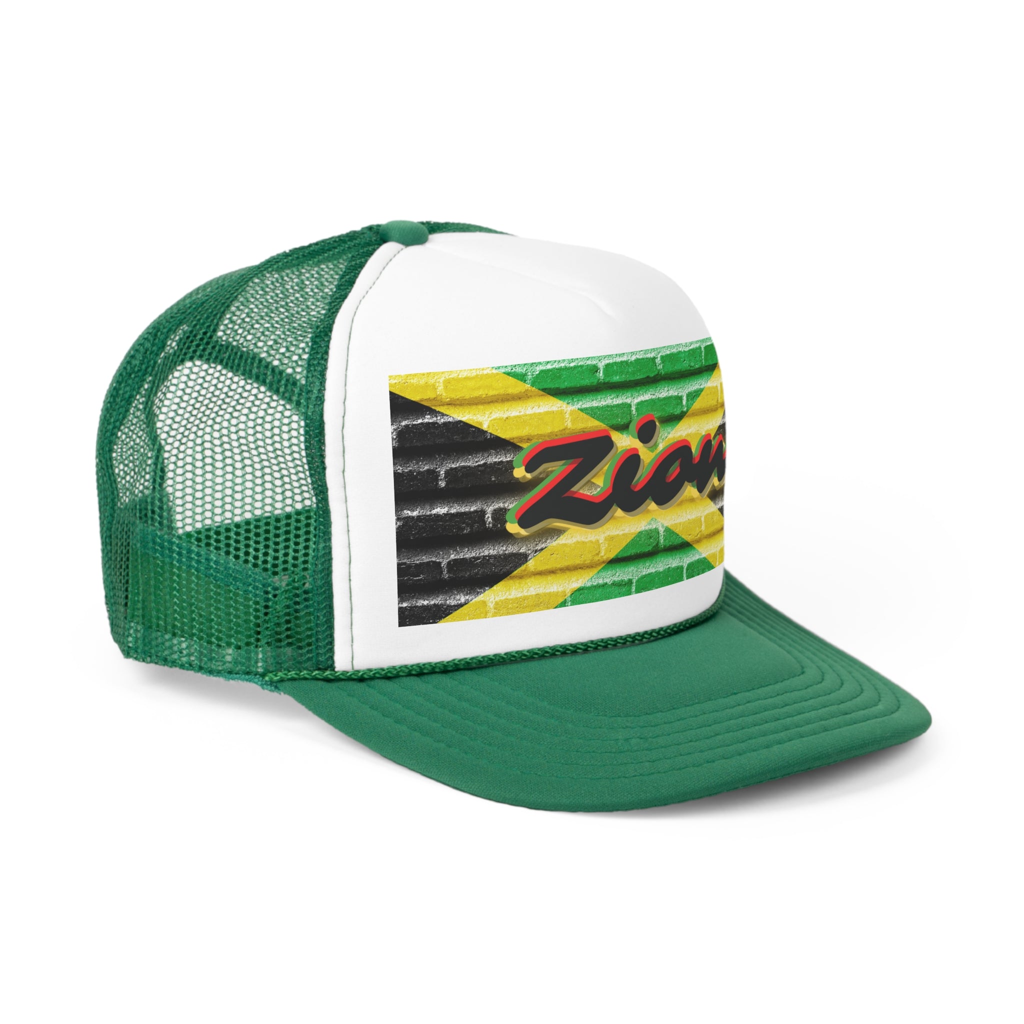 Rich Vibes Zion Jamaica Flag - Trucker Hat