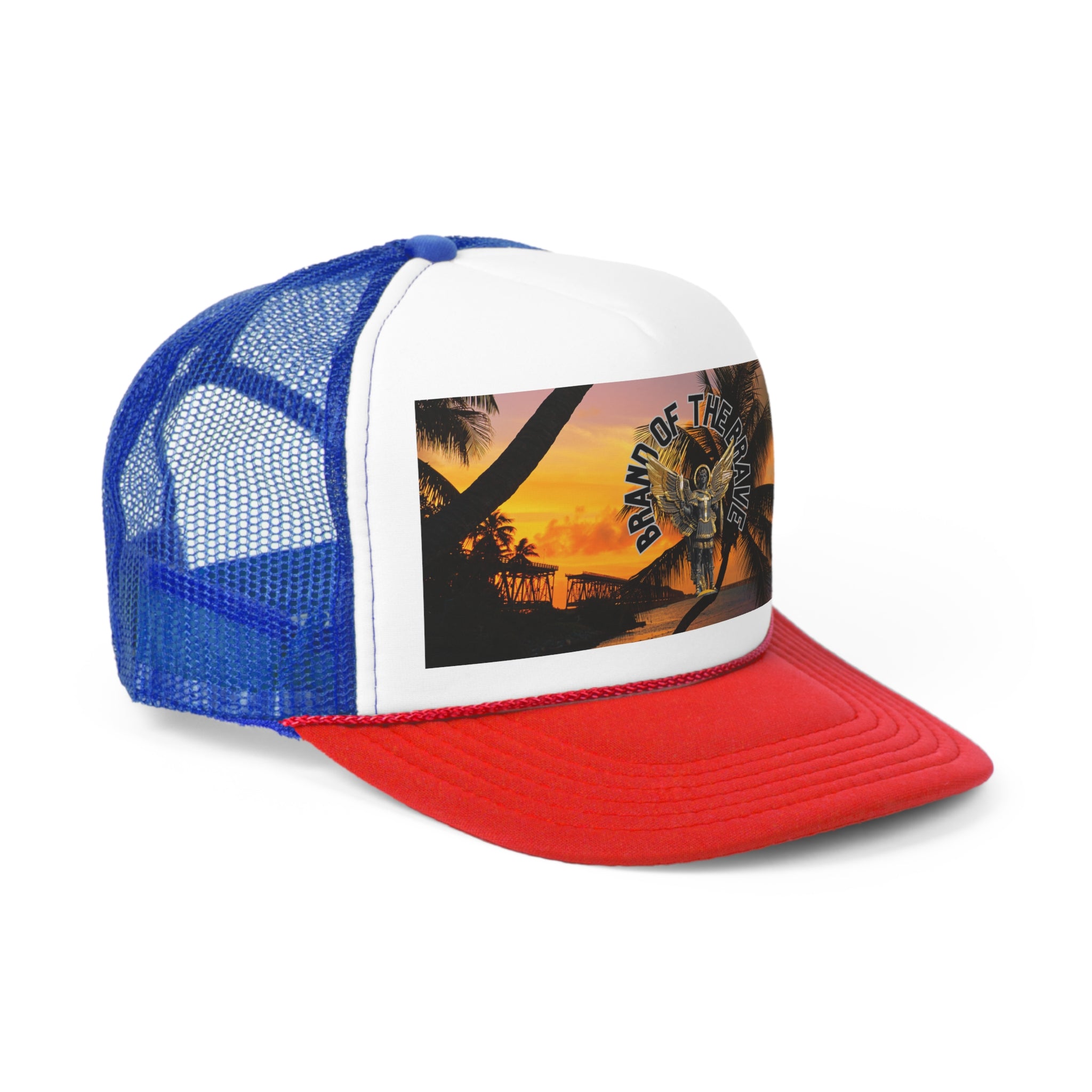 Rich Vibes Archangel Florida Keys Sunset Print - Trucker Hat