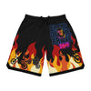 Brand Of The Brave Fire Flame Kindle Black 1.0  - Basketball Rib Shorts (AOP)