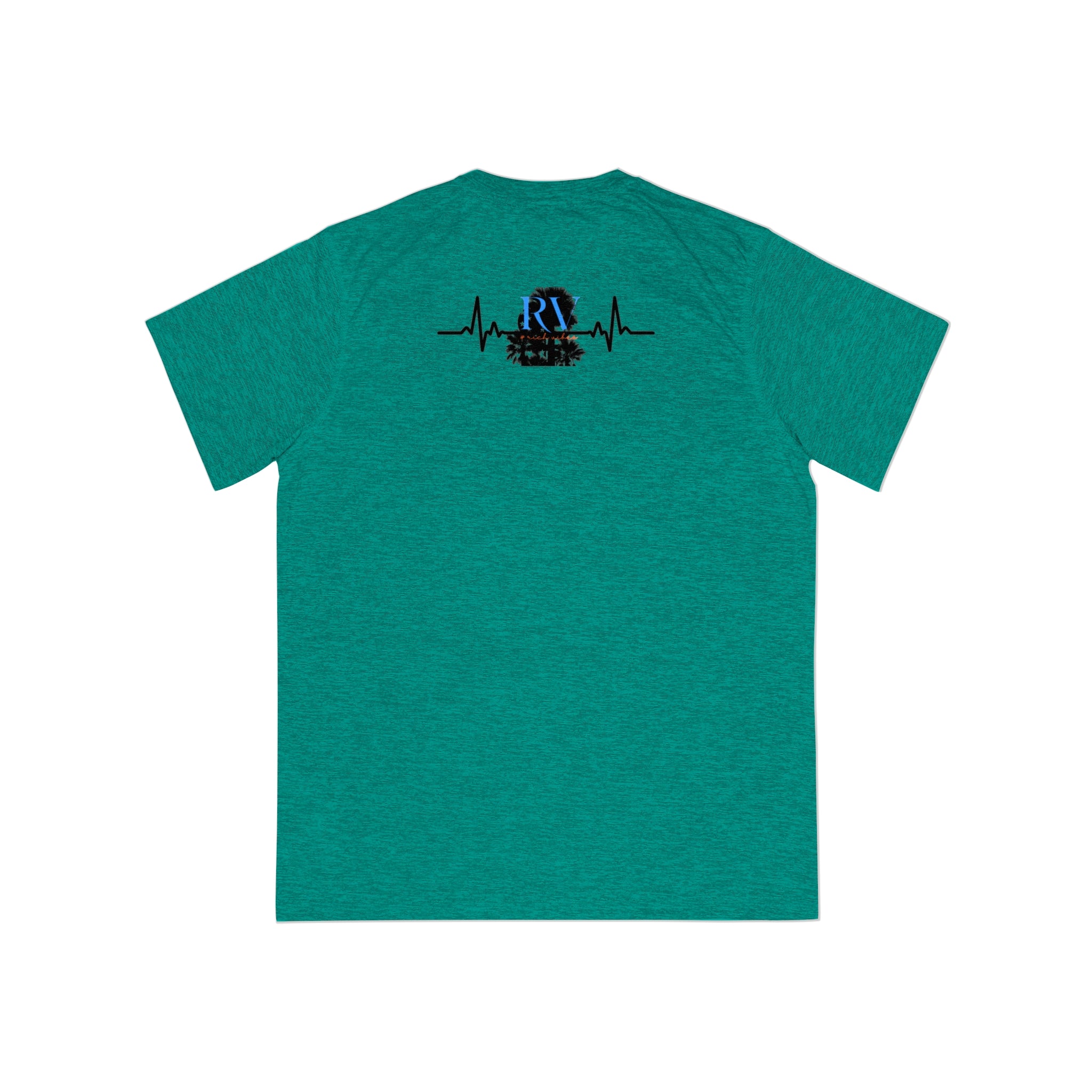 Rich Vibes Palm Tree RV Pulse - Men's Sports T-shirt