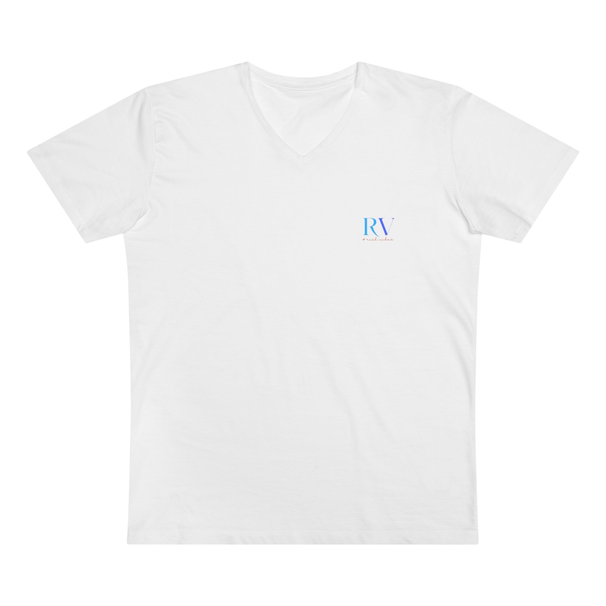 Rich Vibes RV Top Logo - Men’s Presenter V-neck