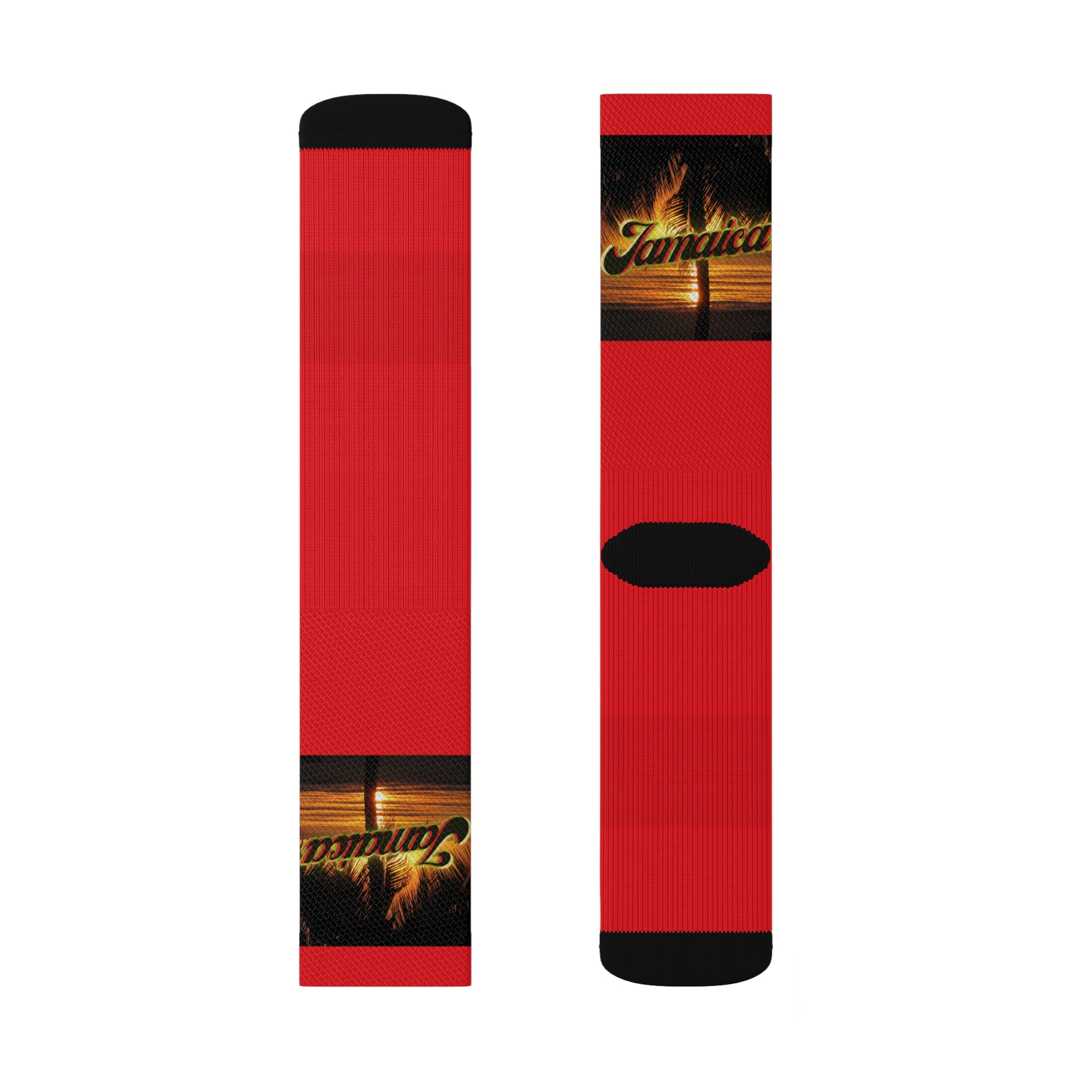 Rich Vibes Jamaica Sunset Infrared - Sublimation Socks