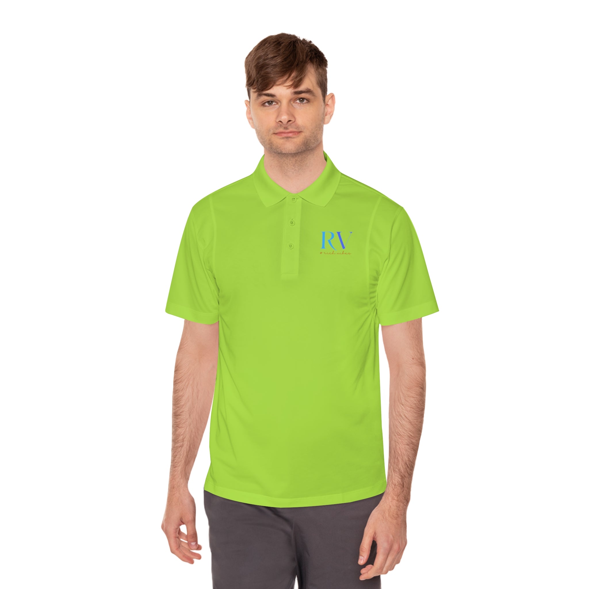 Rich Vibes RV Logo 1.0 - Men's Sport Polo Shirt