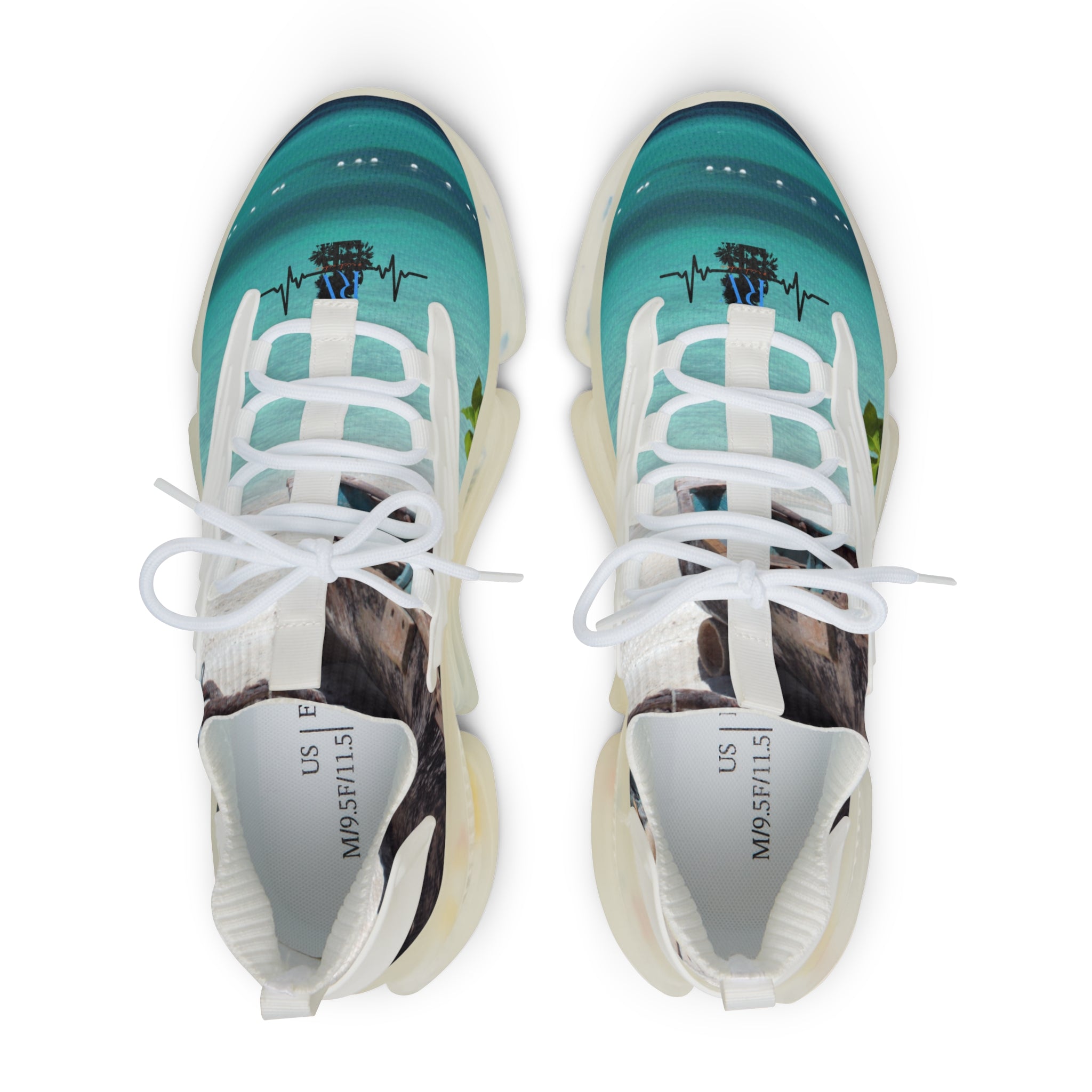 RV5 Pulse Negril Beach 2.0 White - Men's Mesh Sneakers